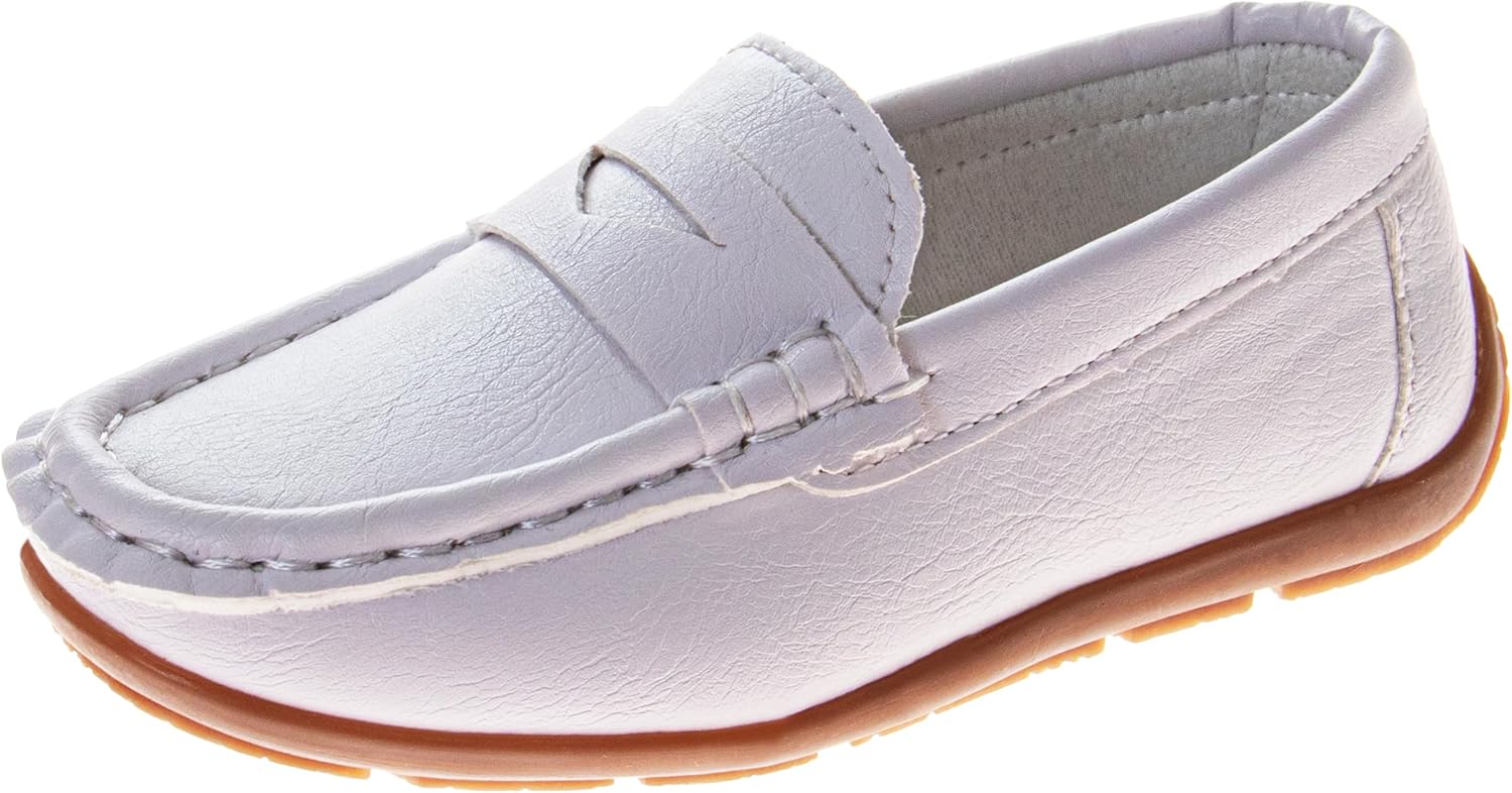 French Toast Boys Oxford Shoes Slip On Dress Shoes Moccasins Penny Loafers for Boys (Size 5-10 Toddler / 11-13 Little Kid / 1-4 Big Kid)