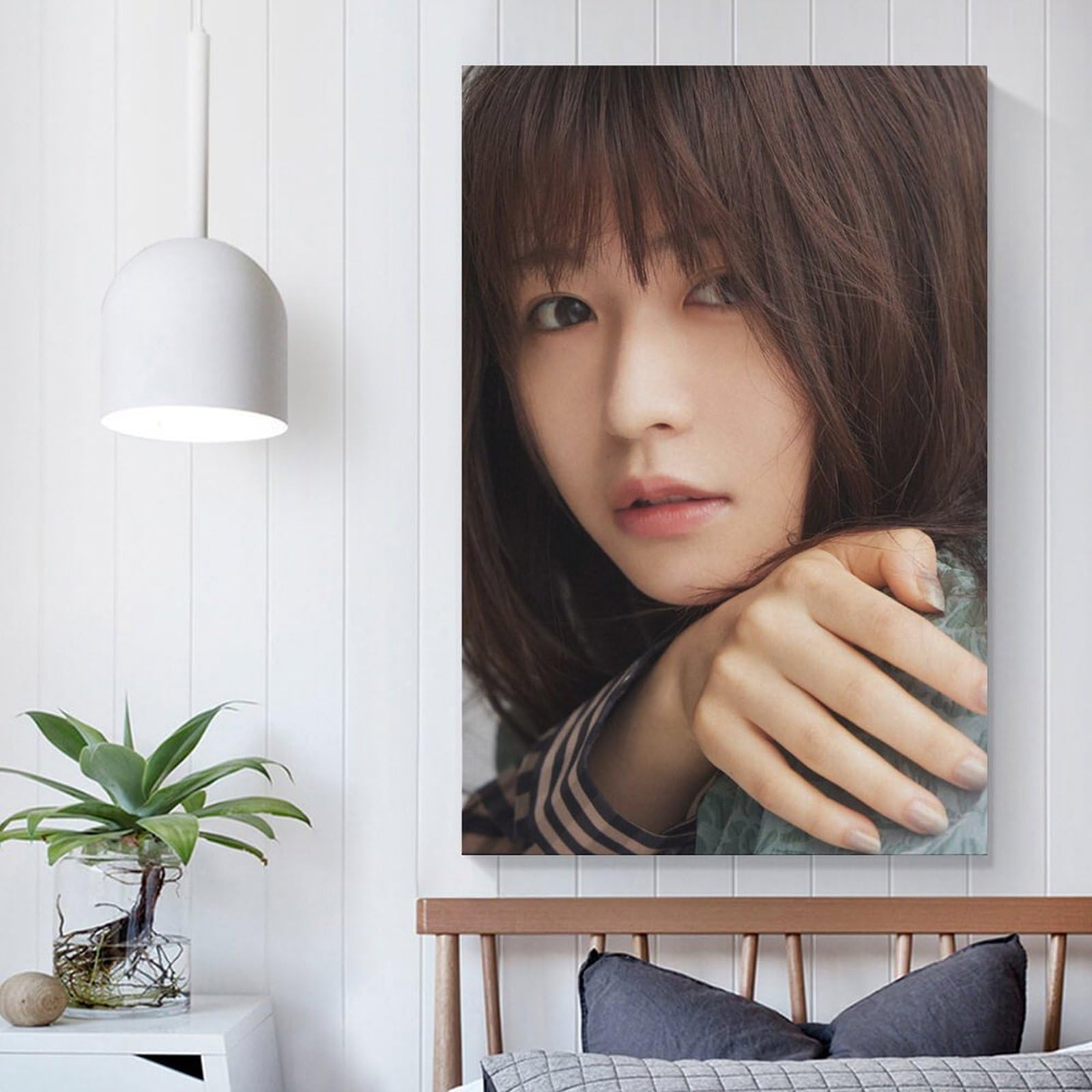 Amazon.co.jp: 長濱ねる 写真 (16) キャンバス 壁アートホーム バス