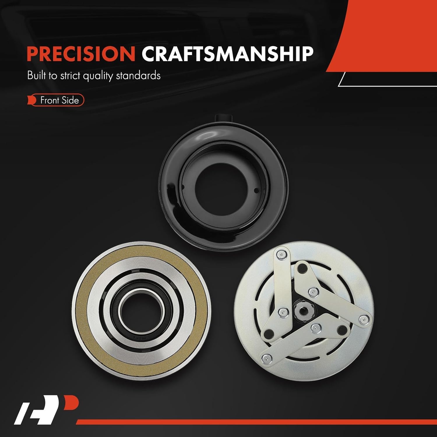 A-Premium Air Conditioner AC Compressor Clutch Kit Compatible with Ford Escape 2013-2014 2.5L, Focus 2012-2013 2.0L, Focus 2014 2.0L