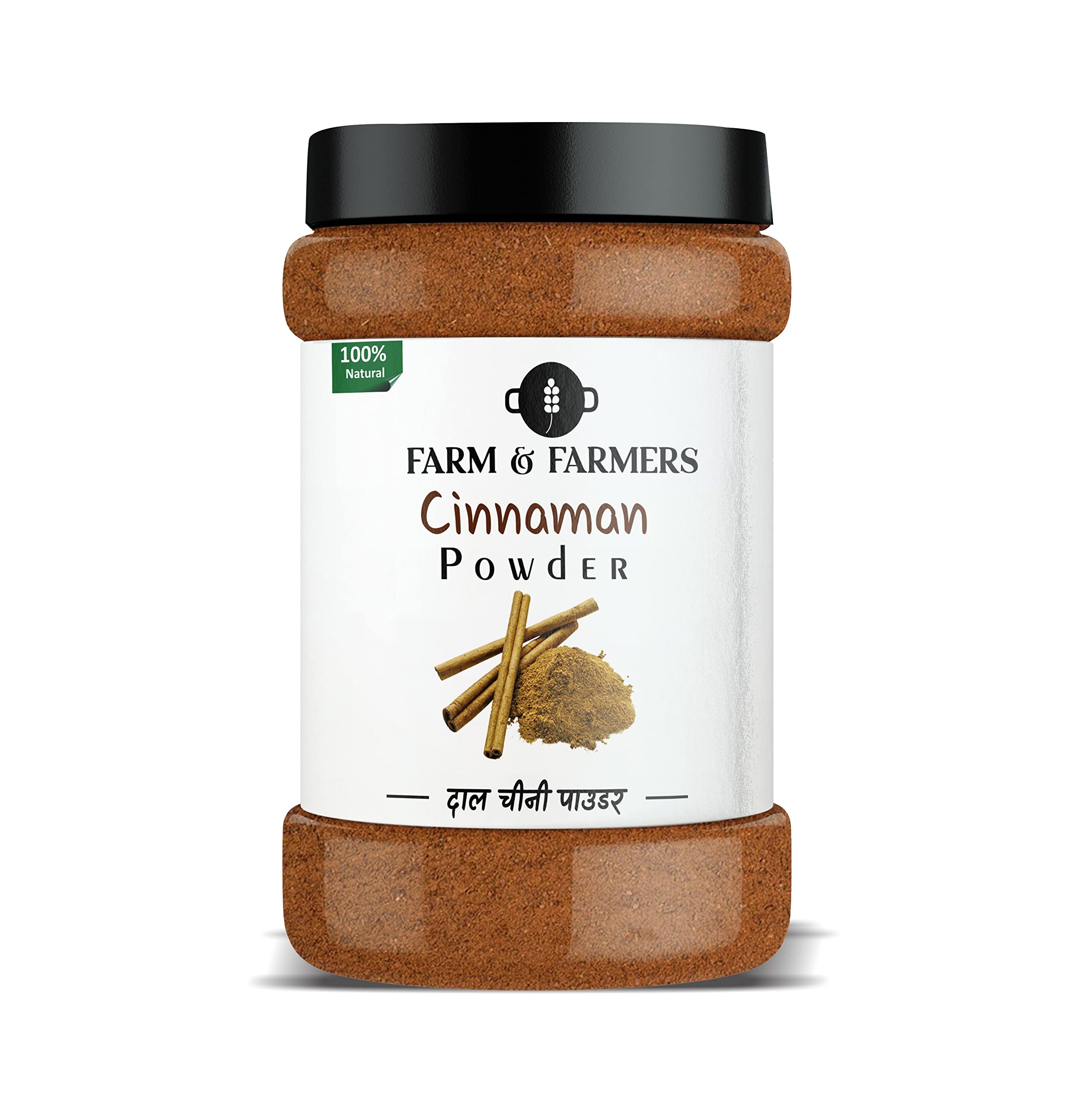 Farm & Farmers Cinnamon Powder | Dal Chini Powder | Flavourful | for Cooking & Baking | Rich in Antioxidants | Clean Nutrition | Superfood 100 Gram (B09Y5SCPR7) Amazon Price History, Amazon Price Tracker
