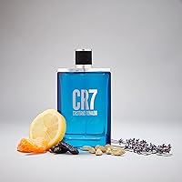 Vista 27 de Cristiano Ronaldo Eau De Toilette Colonia para hombre, aroma a mandarina, bergamota, lavanda y almizcle, 3.4 onzas