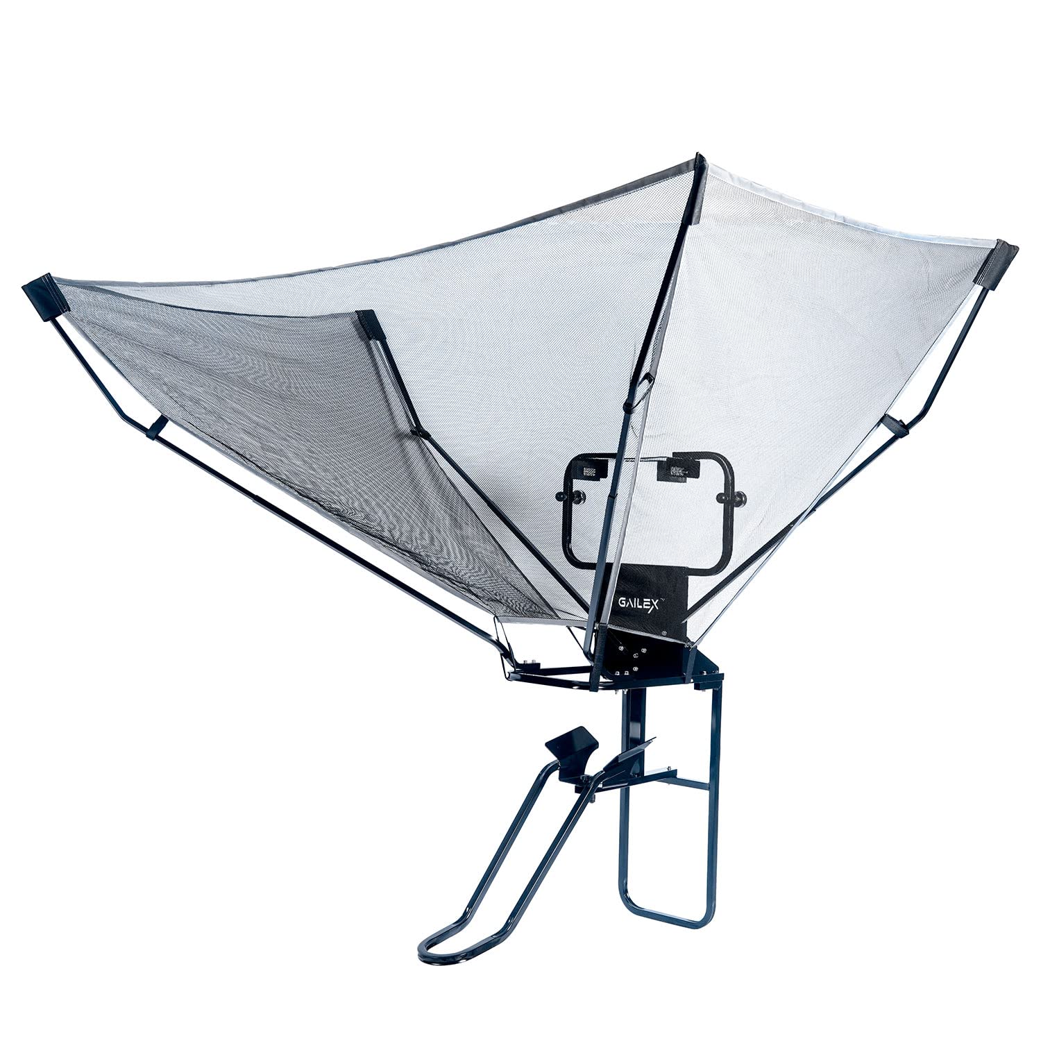 GAILEX Filet de retour pour basket-ball, système de retour en aluminium léger, rotatif à 180°, gouttière de retour automatique portable