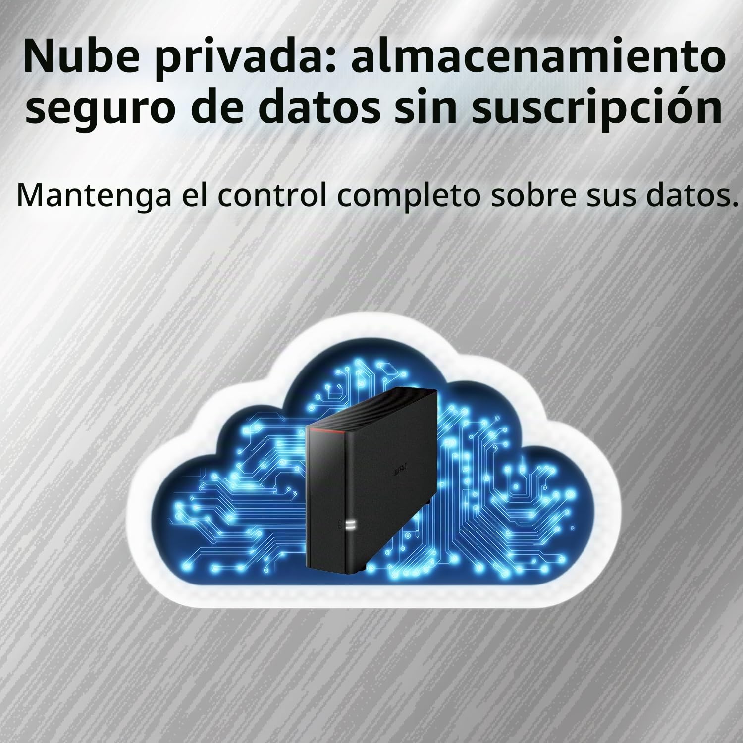 Buffalo LinkStation 410 2 TB Alto Rendimiento NAS Servidor de Almacenamiento en la Nube Personal y Medios de comunicación