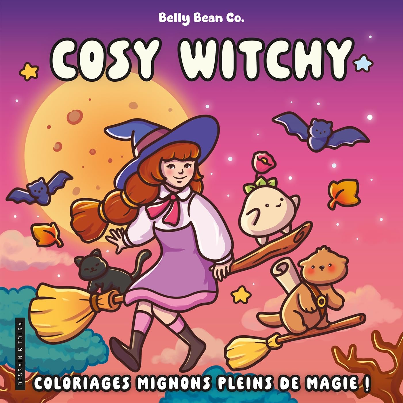 Cosy witchy - Belly Bean - Coloriages mignons pleins de magie - Cosy colo: Coloriages mignons pleins de magie