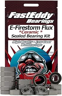 FastEddy Bearings Compatible with HPI E-Firestorm Flux Ceramic Rubber Sealed Bearing Kit