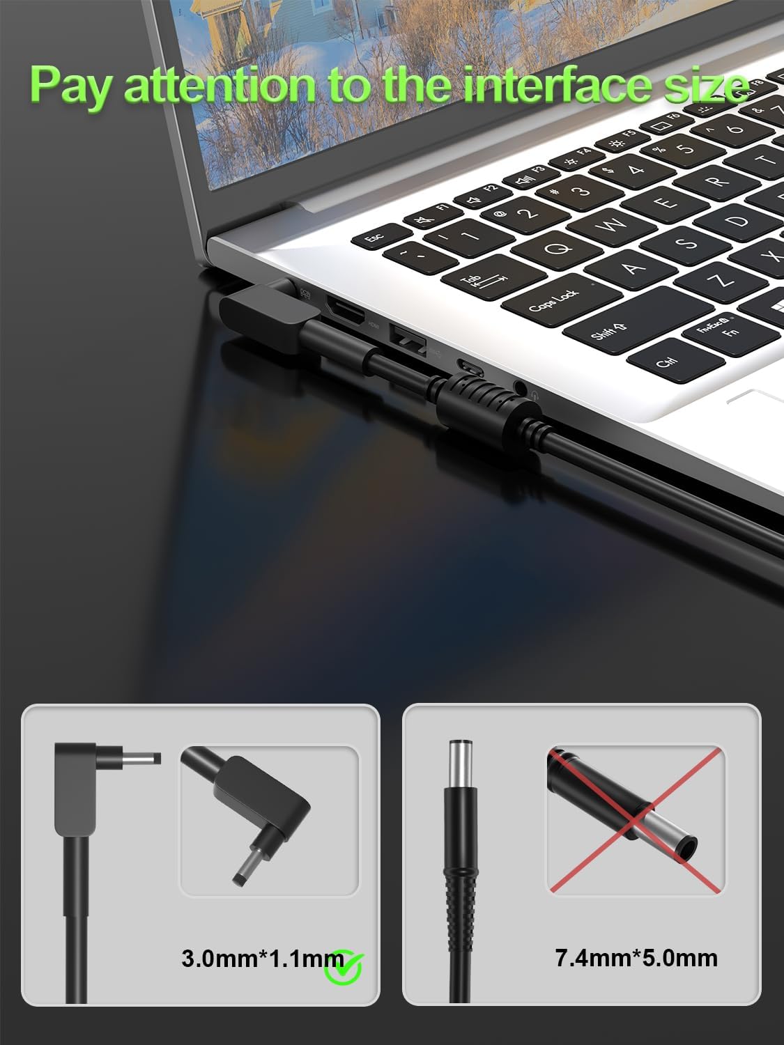 65W Charger Compatible with Acer Aspire 14 15 5 3 1 R14 R13 V13 Vero/Go 14 15, Spin 1 3 5, Swift 5 3 1 11 12, Chromebook R 11 R 13 14 15 CB3 CB5 C720, TravelMate P2 P4 P6 X3 Laptop
