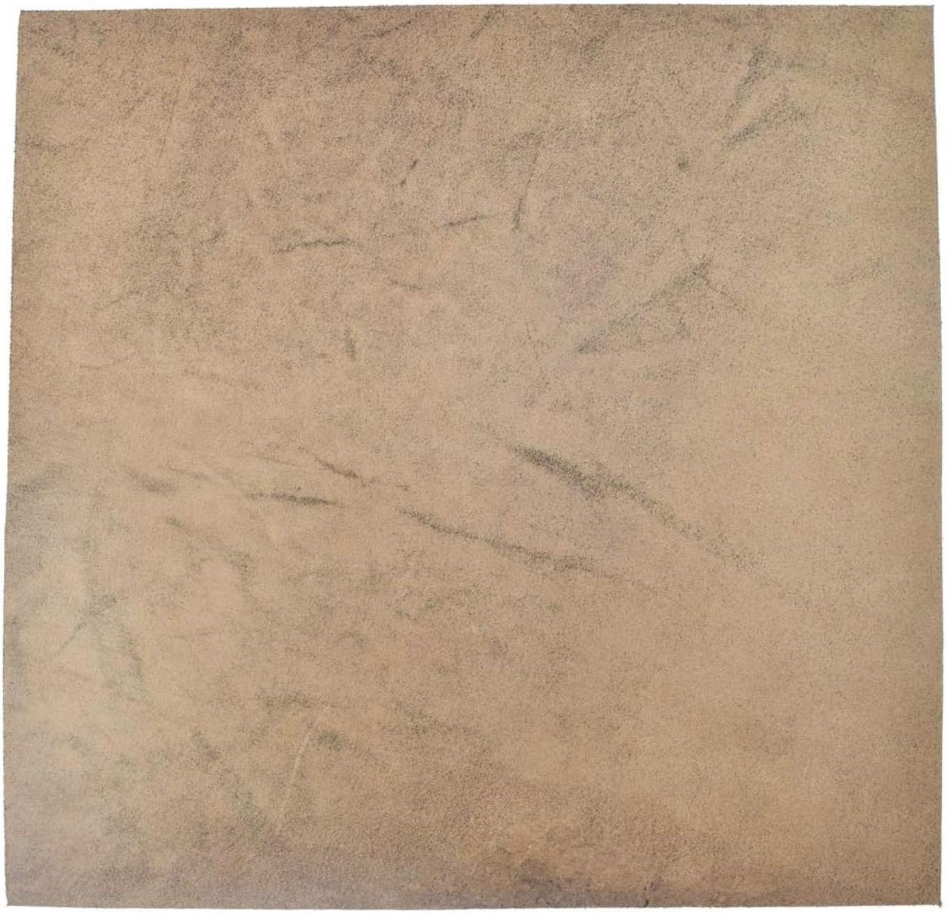 ELW Thick Leather Square for Crafting, Tooling, Repair Projects BB (12" x 12") (3.5mm) | Heavy Weight | Natural Full Grain Leather | Quality Leather Guaranteed | Bourbon Brown