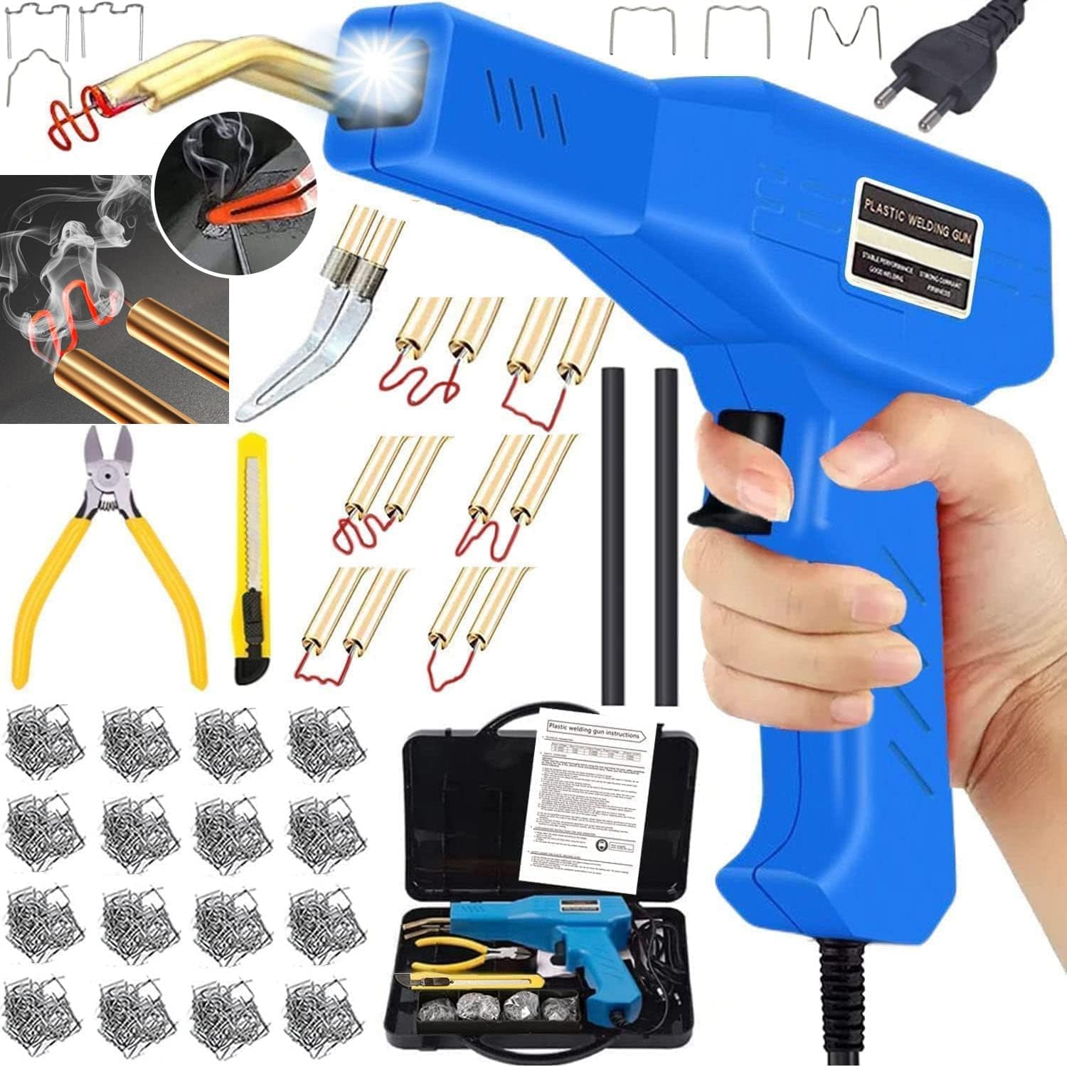 kit riparazione paraurti in plastica