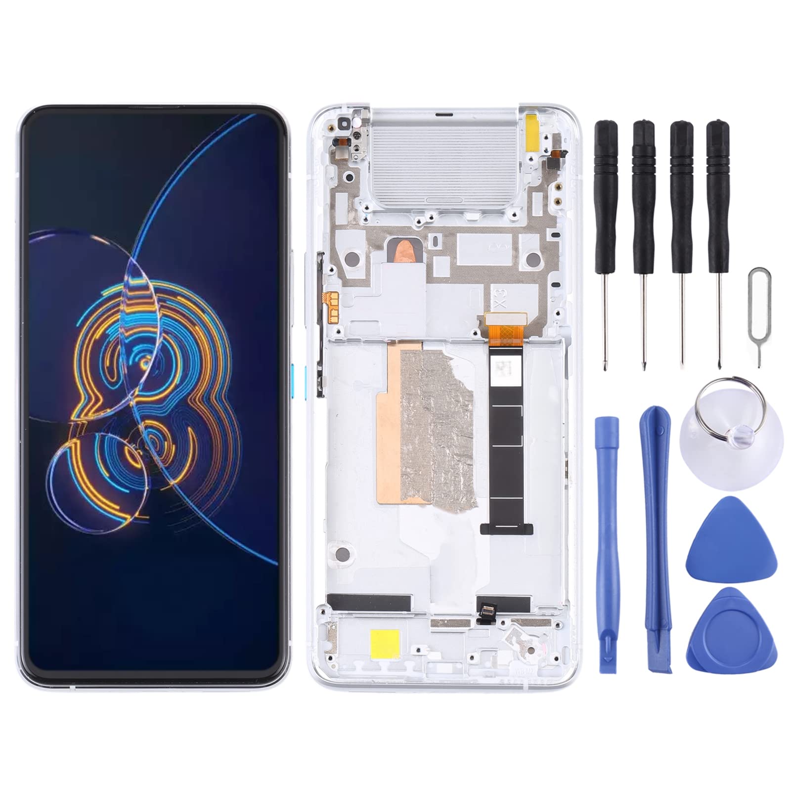 Amazon.co.jp: 携帯電話液晶画面修理部品 for ASUS Zenfone 8 フリップ