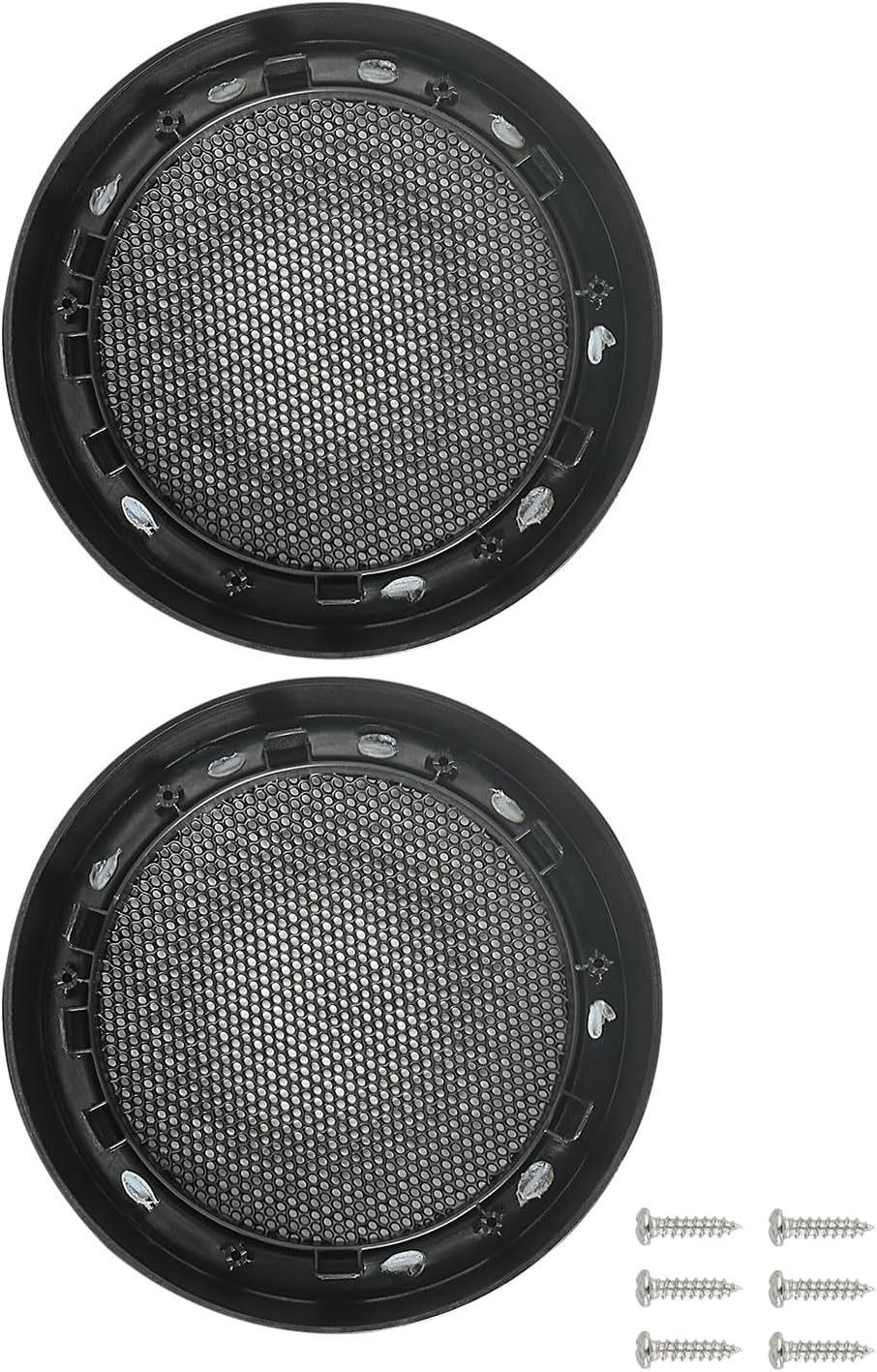 Lower Speaker Grille Cover Glossy Black 1 Pair Compatible with BMW Mini Cooper R55 2007-2014/ R56 2006-2013/ R57 2007-2015/ R58 2010-2015/ R59 2011-2015 Accessories Parts Replaces 51412753270 2753270