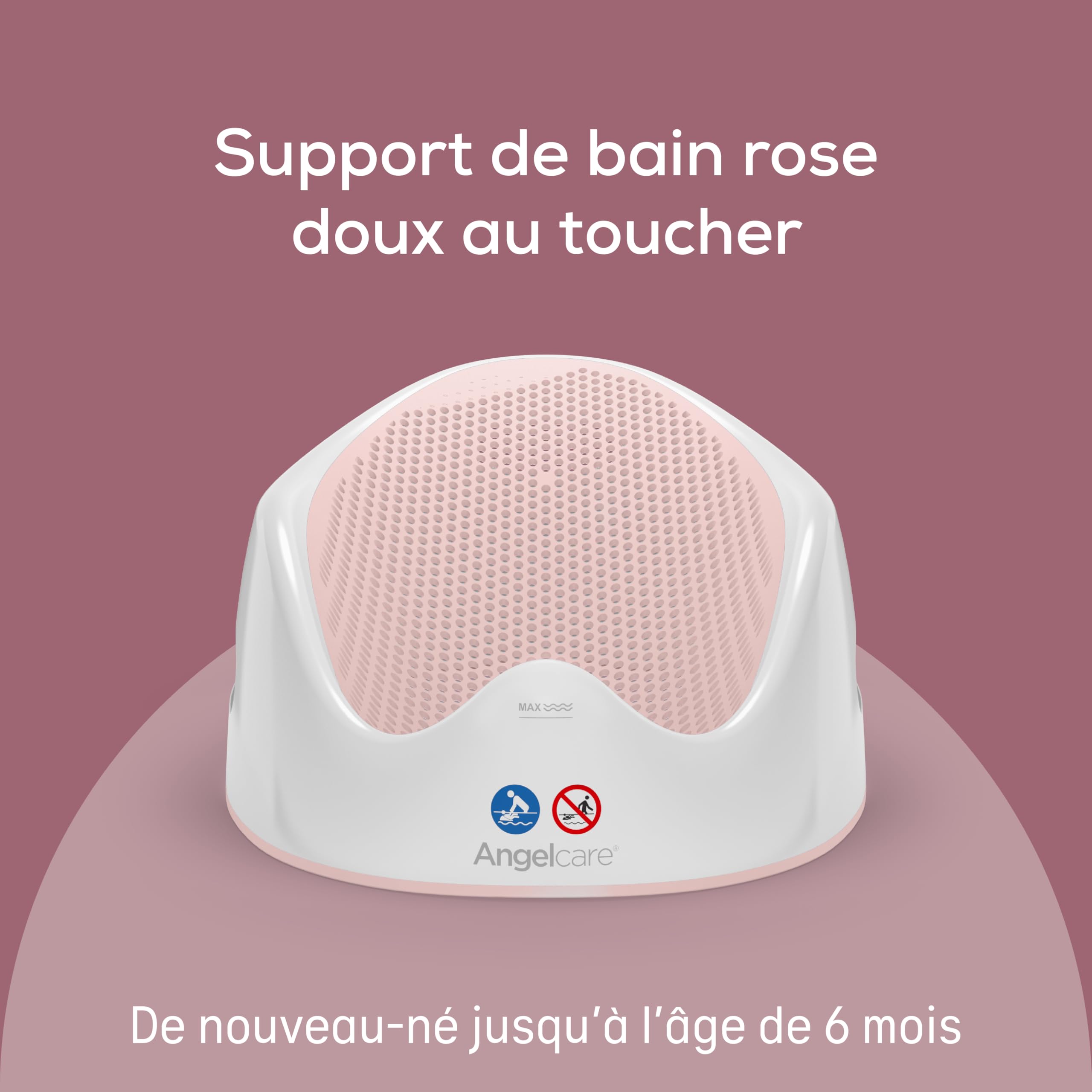 Babyhome et Bellemont Angelcare Transat de Bain Blanc
