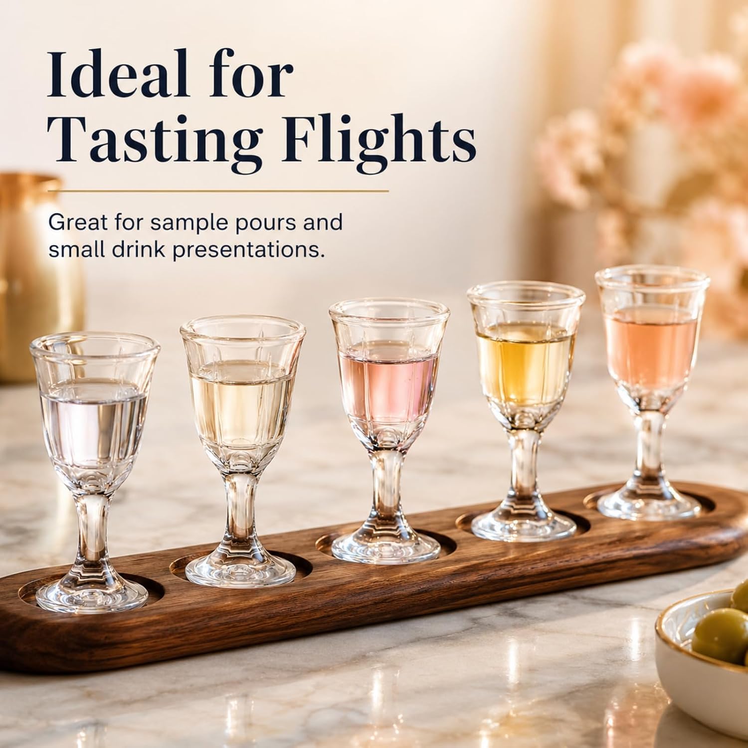 6 Pcs 0.4 oz/12ml Mini Shot Glasses Mini Wine Glass with Heavy Base Clear Glass Tasting Cups Soju Glass for Tiny Espresso Liquor Tasting Glasses for Birthday, Wedding, Outdoor Party