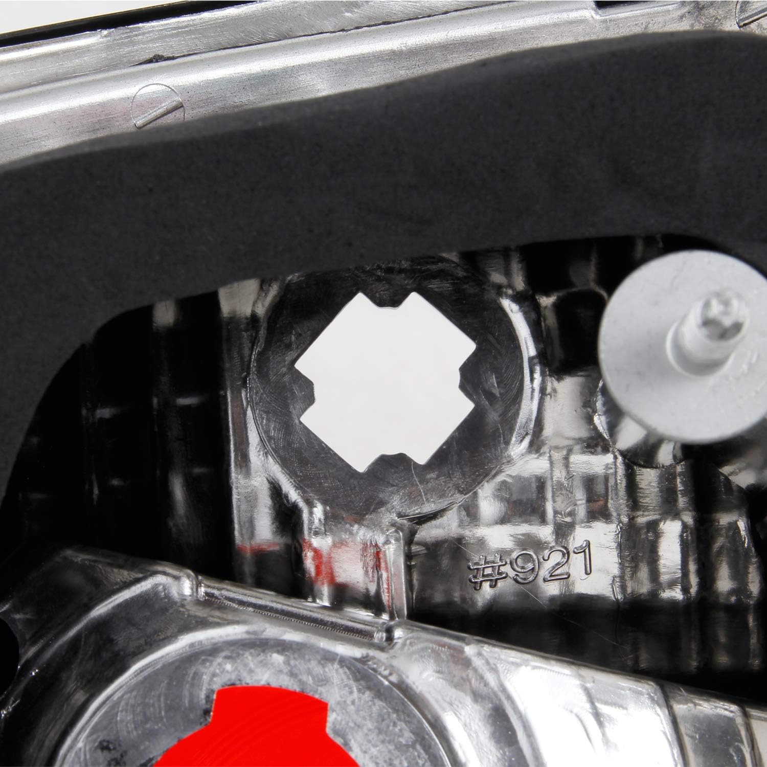 AKKON - For 03-05 Dodge Neon JDM Black Housing Tail Brake Lights Assembly Driver and Passenger Pair