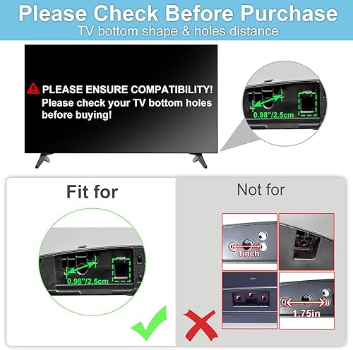 Miniatura 3 de Soporte para patas de TV LG, solo para los modelos enumerados para LG TV Stand 55UK6500 55UJ6300 55UK6300 55UM6900 55UK6090PUA 55UN7300 55LJ550M