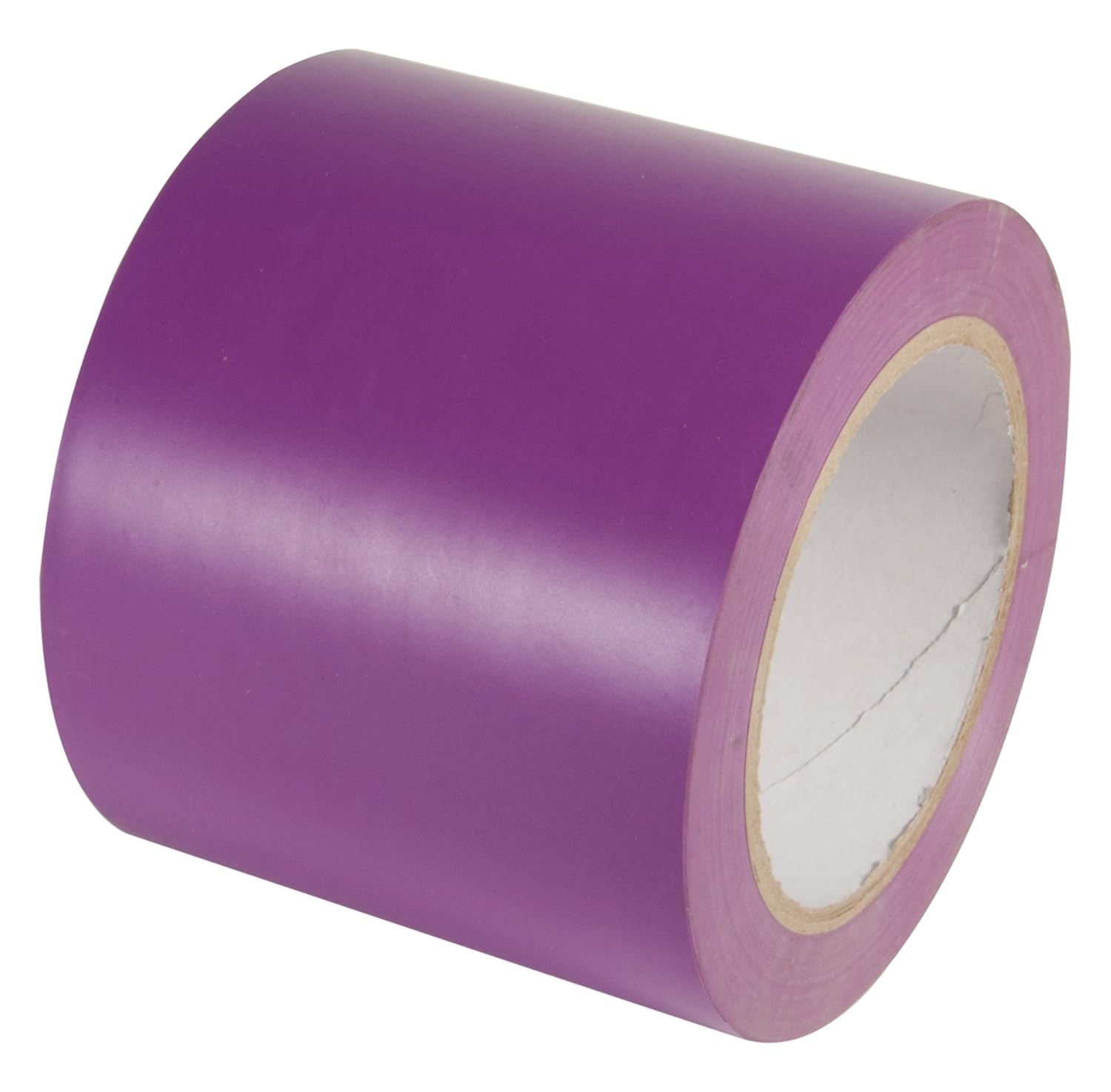 INCOM Manufacturing: PVC Vinyl Safety Aisle/Pipe Marking Conformable Durable Color Coding Abrasion Resistant Tape, 4 inch x 180 ft., Safety Purple - Ideal for Walls, Floors, Equipment