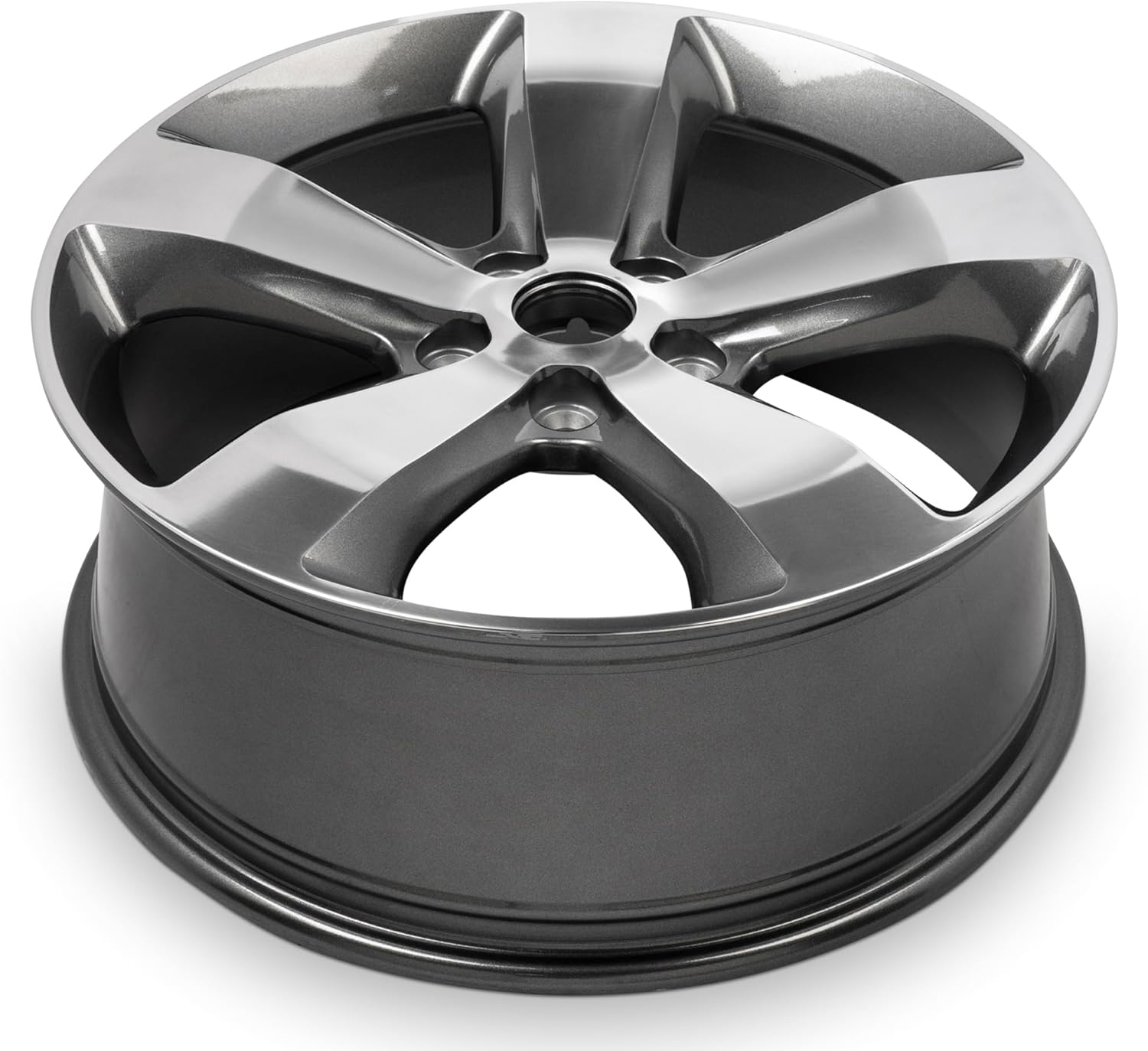 for 2014-2016 Jeep Grand Cherokee 20 Inch Machine Cut Face Gun Metal Rim - OE Direct Replacement - Road Ready Car Wheel