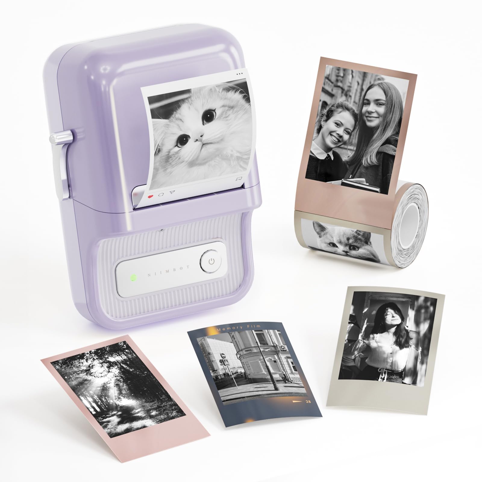 NIIMBOT B21 Pro Label Maker Machine, 2 Inch Bluetooth Mini Thermal Printer Compatible with Android and iOS, Sticker Maker for Crafts, Printing Photos โ image 1