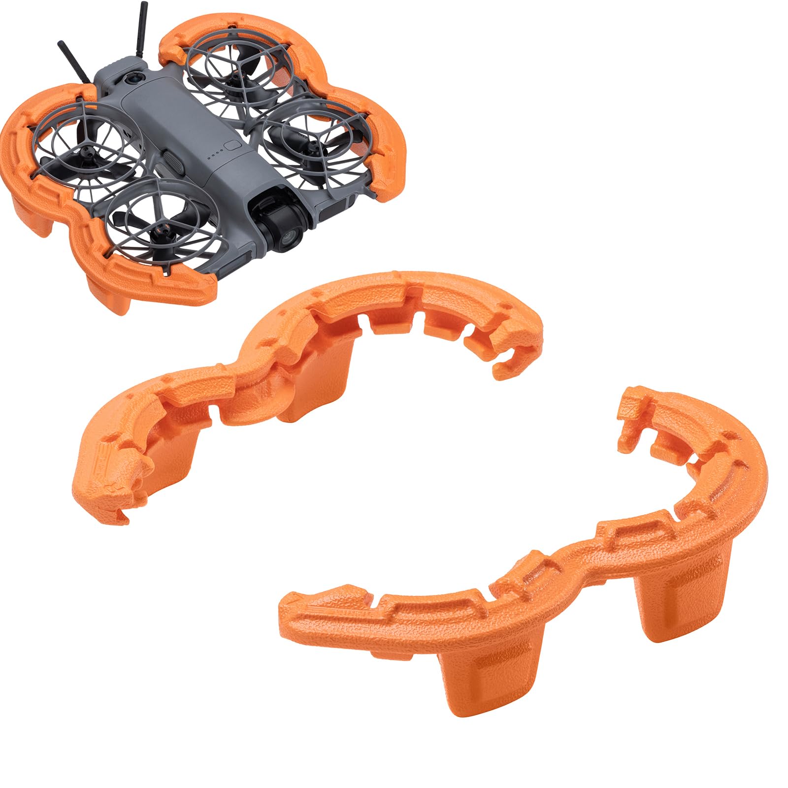 LICHIFIT Propeller Guard Buoyancy Anti-collision Covers for DJI NEO 2 Drone Propellers Protector NEO2 Blades Bumper Rings Protective Covers EVA Skin