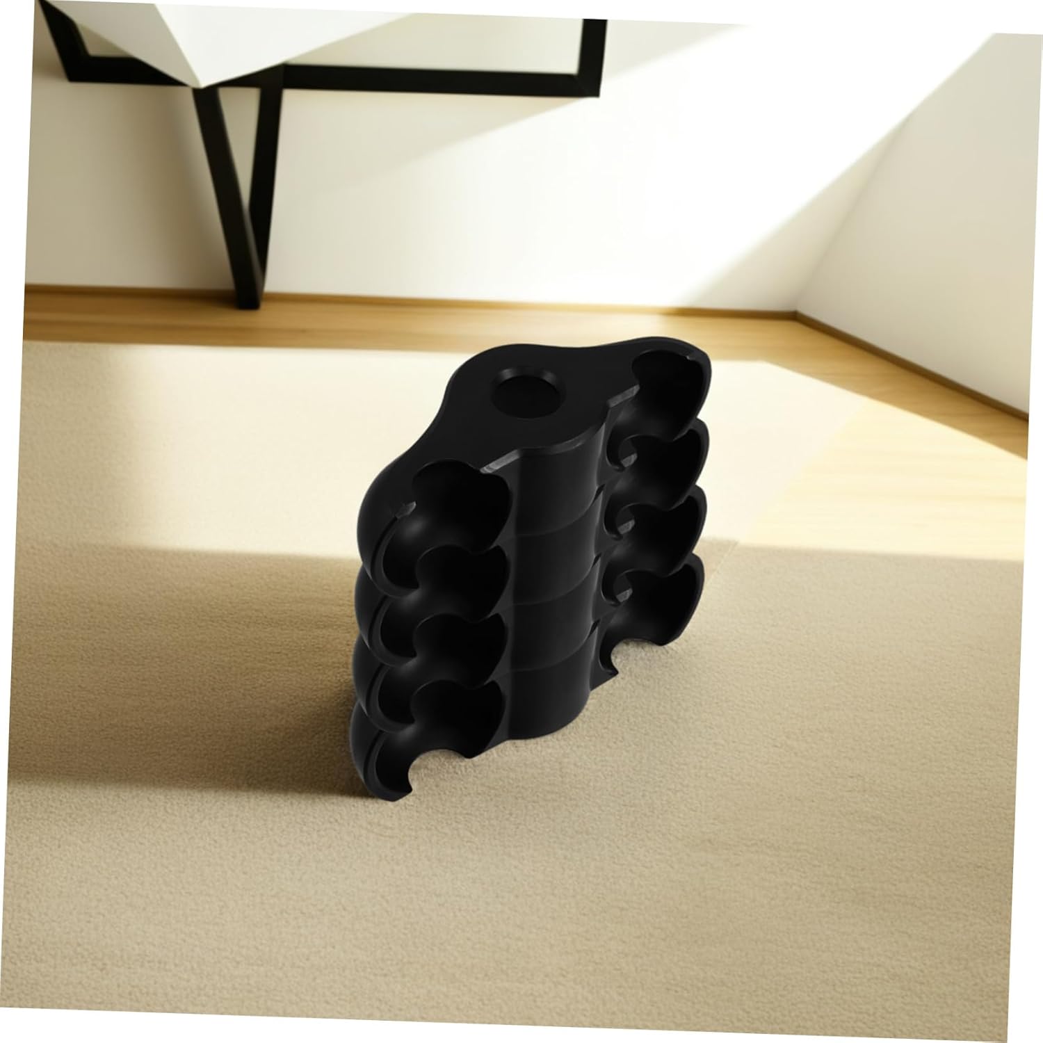 4pcs Training Stability Adapters for Noise Reduction and Floor Foot Stabilizers for Exercise Compatible Tile and Carpet