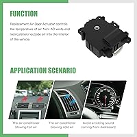 Vista 5 de SCITOO Reemplazo de actuador de puerta de mezcla de calentador HVAC para Cadillac para CTS 2005-2007, para Cadillac para SRX 2005-2006 604-156