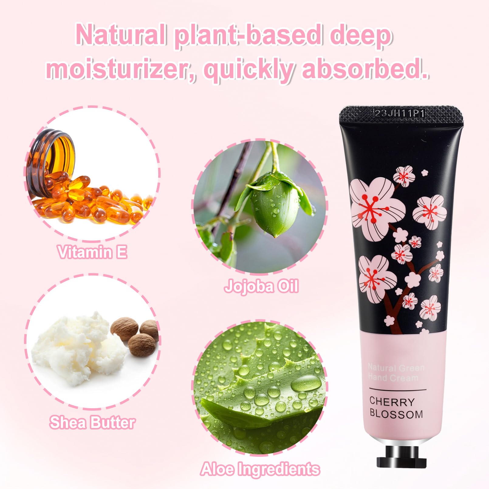 Crema mani da donna (120 pezzi), lozione per le mani sfuse (formato da viaggio) per mani secche e screpolate, crema idratante per la cura delle mani, mini lozione per le mani con