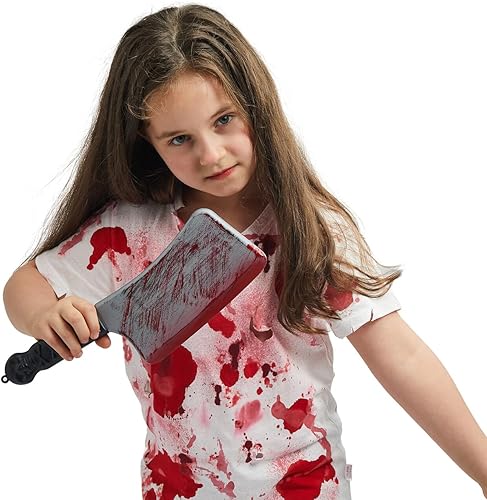 Miniatura 3 de Spooktacular Creations Accesorio de disfraz de navaja sangrienta de Halloween, cuchillo falso, arma de juguete de plástico para niños, hombres y