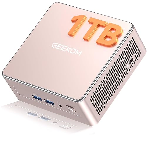 GEEKOM A5 Mini PC, Ryzen 5 7430U, 16GB RAM, 1TB SSD