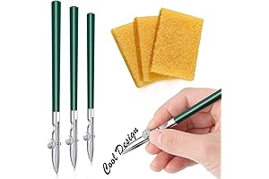 Zonon Watercolor Masking Fluid Removable, Art Ruling Pen Set (Green)