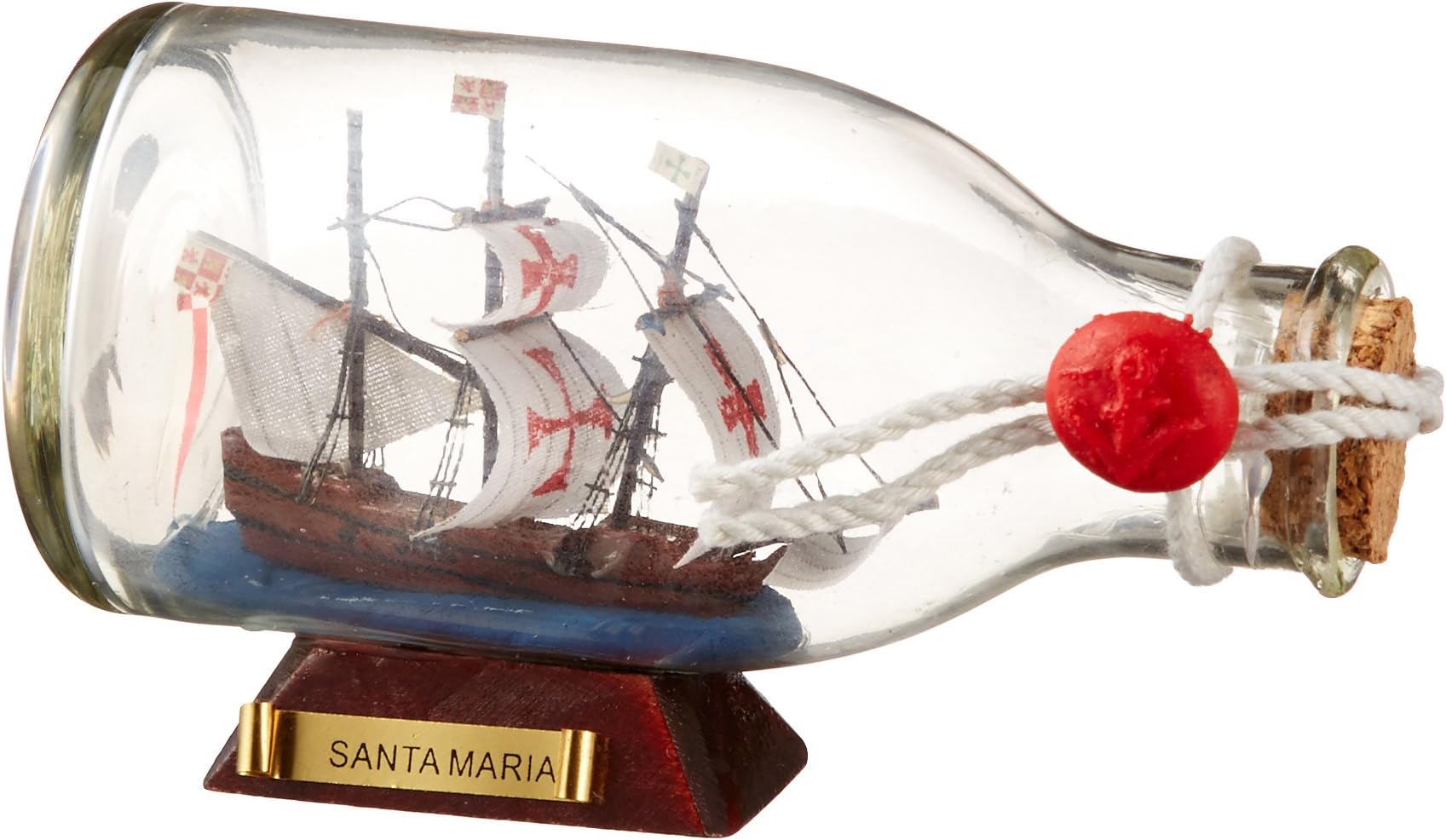Hampton Santa Maria Ship in a Glass Bottle, 5"