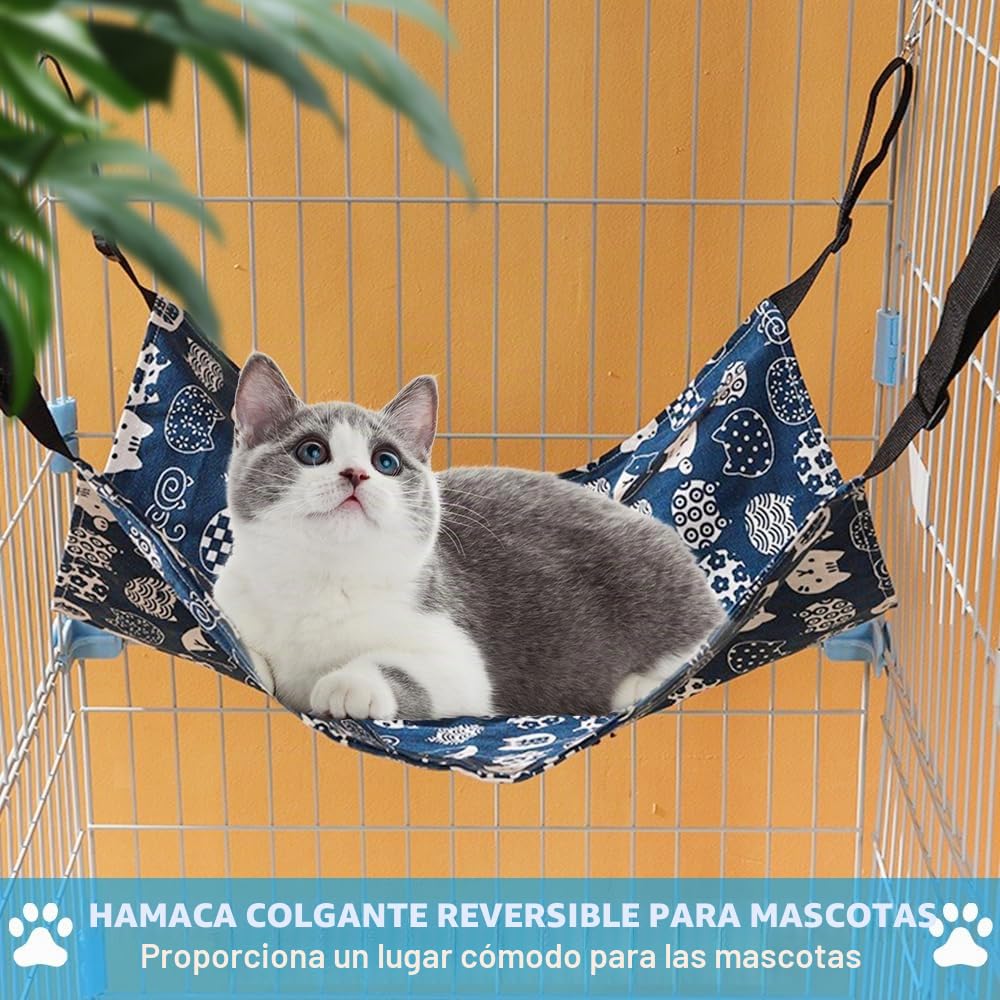 MiOYOOW - Hamaca colgante para gatos (2 unidades)