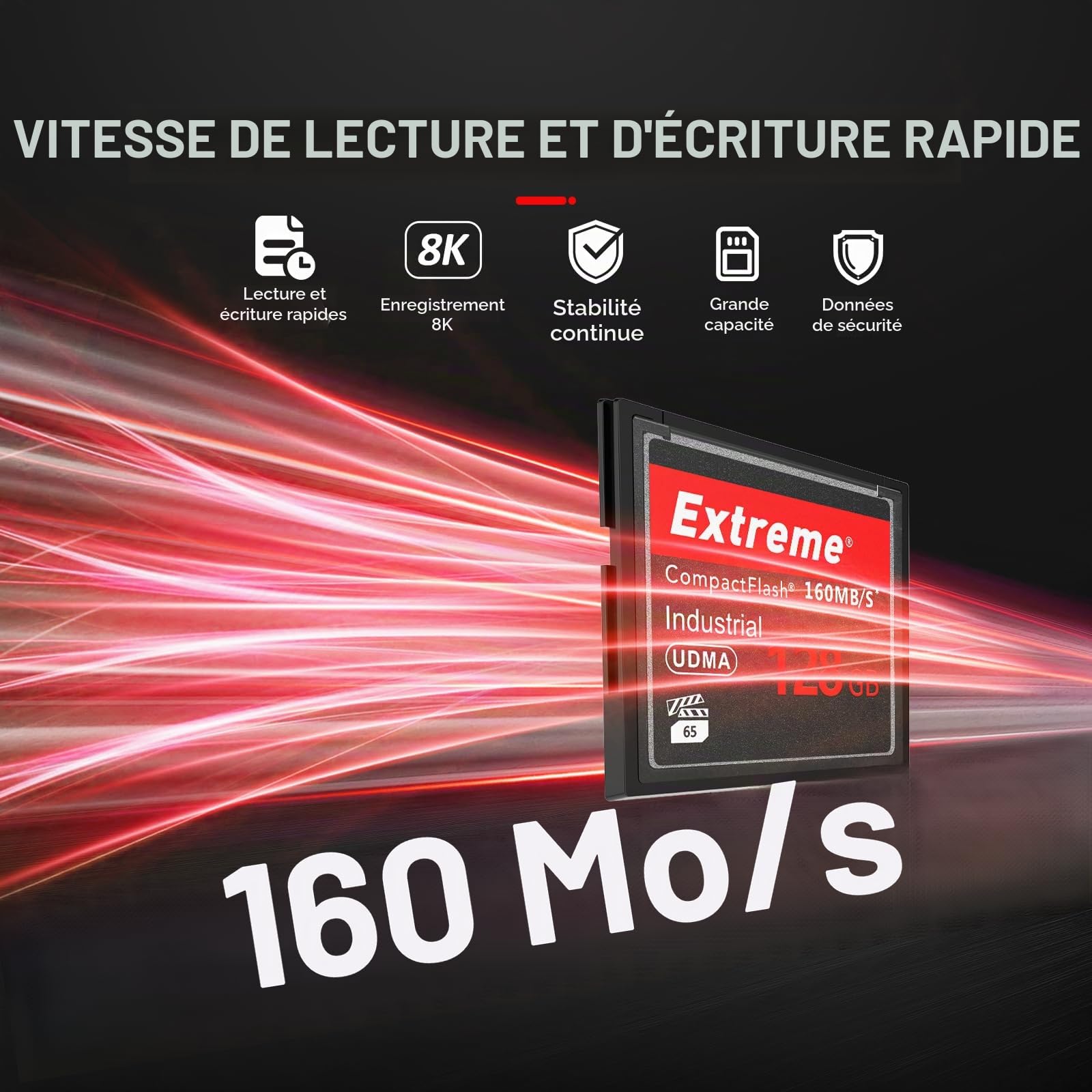 Carte compacte de mémoire Flash ogrinal Carte d'appareil Photo 64 GB