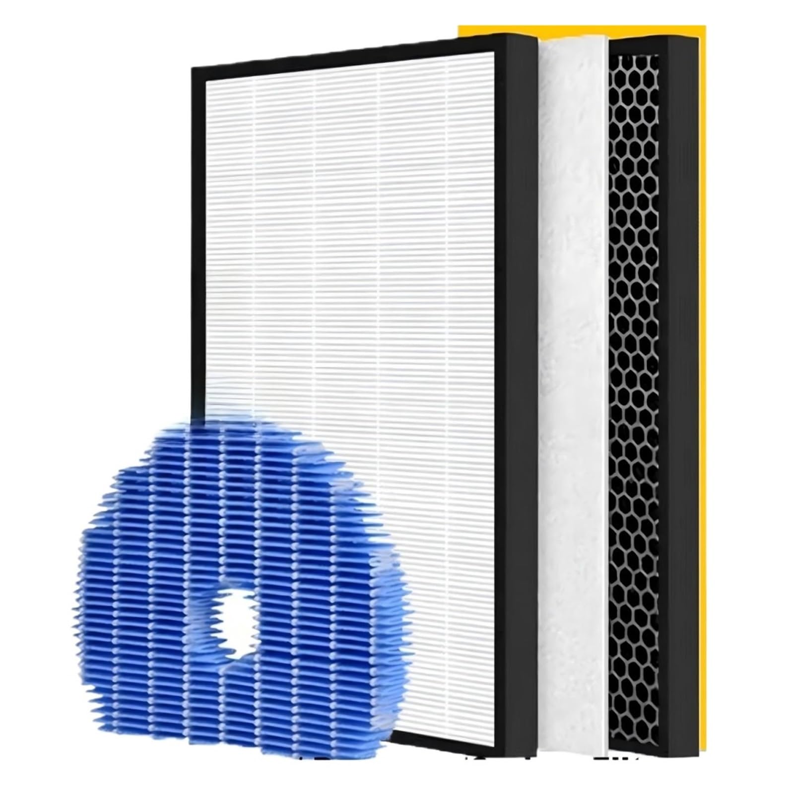 Zapasowy Filtr HEPA I Dezodoryzujący Filtr Węglowy, Compatible With Sharp, Oczyszczacz Powietrza KC-G40SA KC-G40SA-W KC-G50SA KC-G50SA-W, Wkład Filtra(1 SET and Humidifer)
