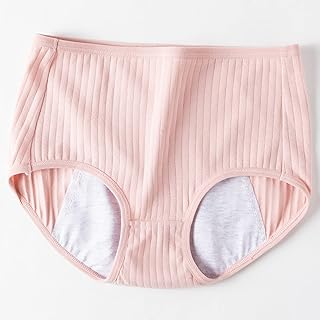 Ark Art Calcinha Menstrual Feminina Cueca À Prova de Vazamento Cintura Alta Incontinência Cueca Feminina Sem Costura