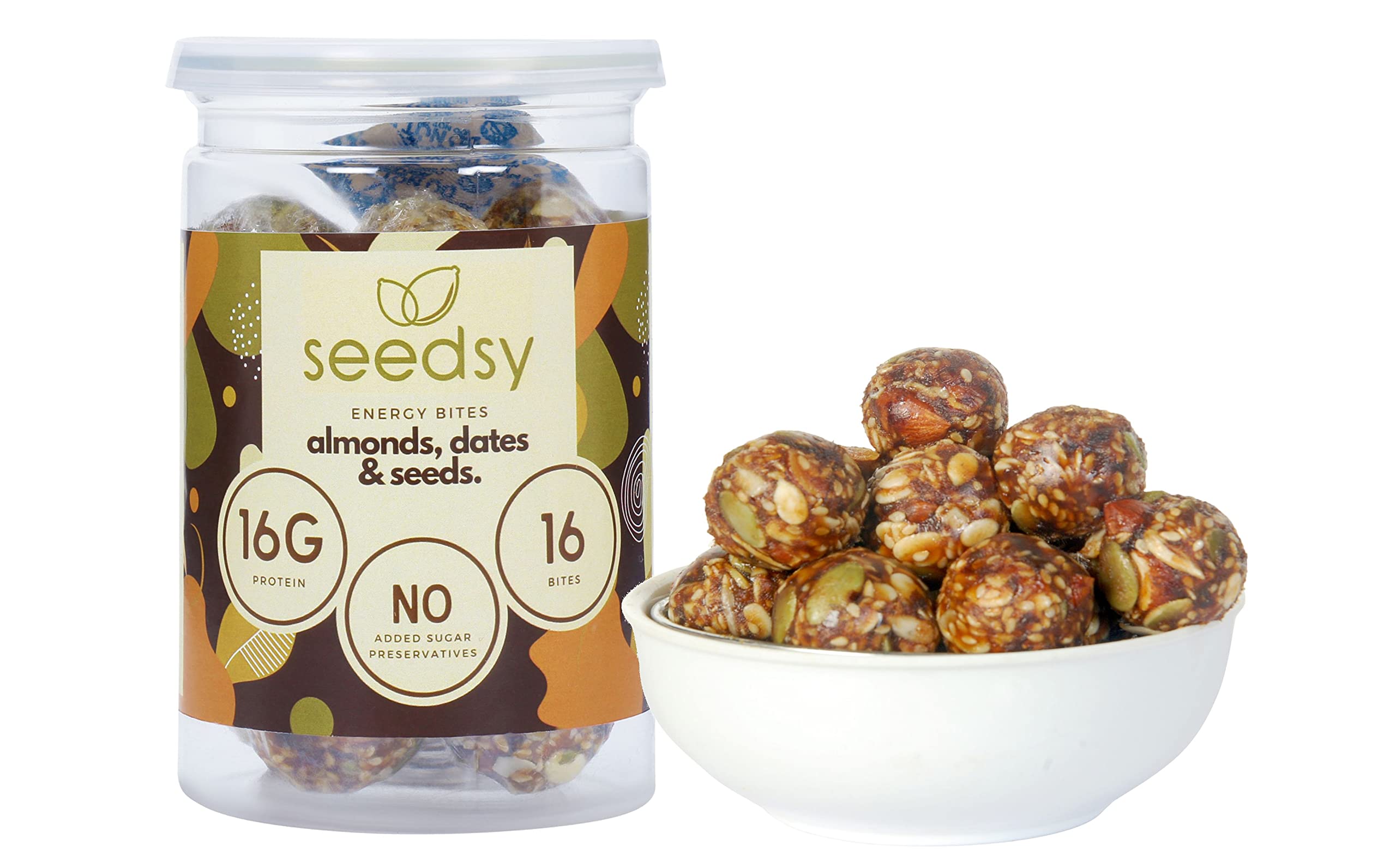 See full amazon price history chart for SEEDSY Almond Date Energy Bites Dry fruits Ladoo/Laddu 16 Bites | Healthy Diet Snacks with Nuts & Seeds | Sugar free | 100% Natural Ingredients | No Added Preservative | Contains Dates, Roasted Almonds, Super Seeds - 200gms SEEDSY Almond Date Energy Bites Dry fruits Ladoo/Laddu 16 Bites | Healthy Diet Snacks with Nuts & Seeds | Sugar free | 100% Natural Ingredients | No Added Preservative | Contains Dates, Roasted Almonds, Super Seeds - 200gms (B09LHX2LR8) Amazon Price History, Amazon Price Tracker