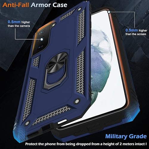 Miniatura 2 de Funda para Samsung Galaxy S21 5G resistente con protector de pantalla integrado, armadura dura militar anticaídas para Samsung S21 5G 6.2 2021 con