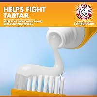 Vista 4 de Arm & Hammer Complete Care - Pasta de dientes enzimática para cachorros, sabor a mantequilla de maní, pasta de dientes enzimática para perros