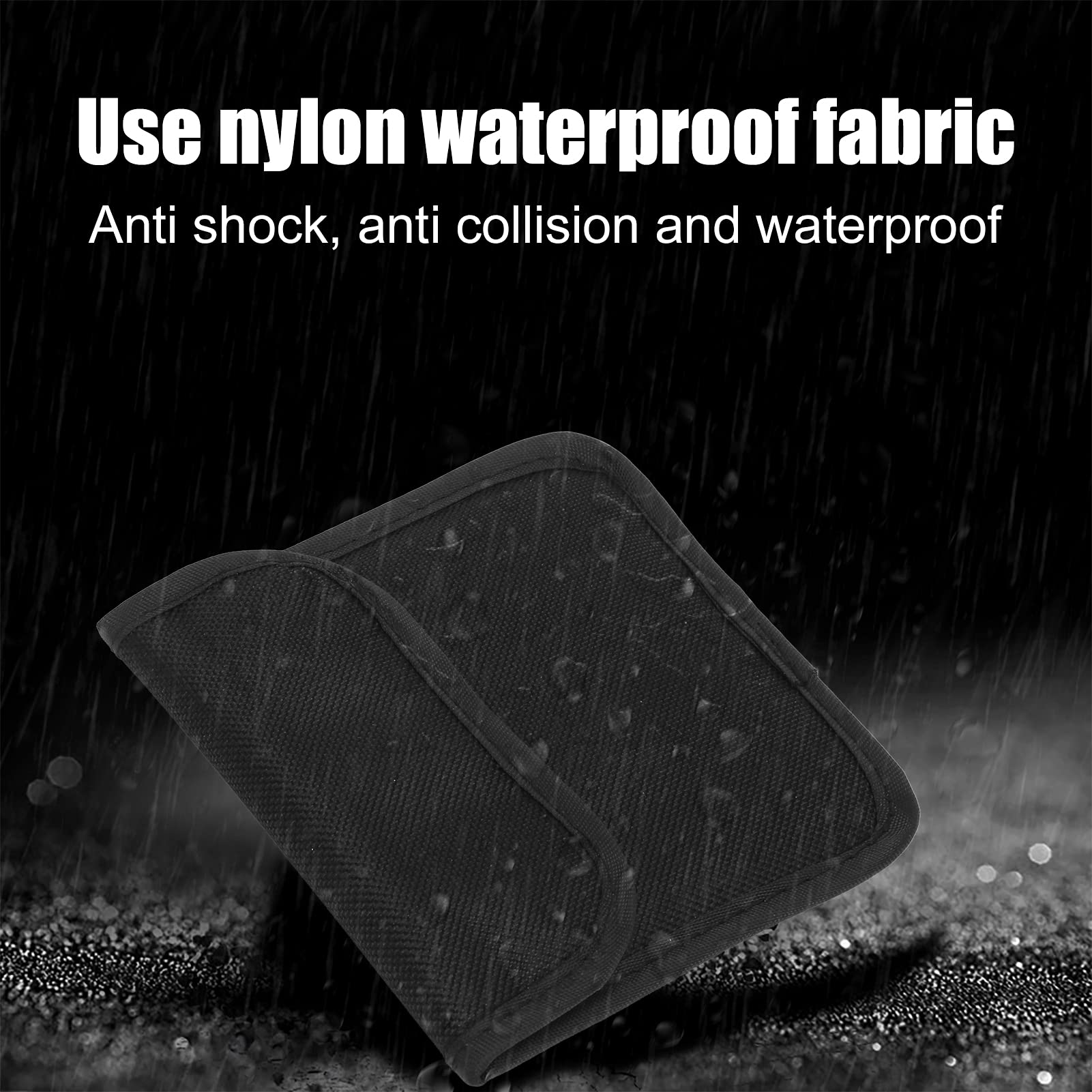 ciciglow Lens Filter Carry Case, Nylon Storage Bag for Filters Up to 82mm with Foam Inside, Anti Shock, Anti Collision, Waterproof, Convenient to Carry