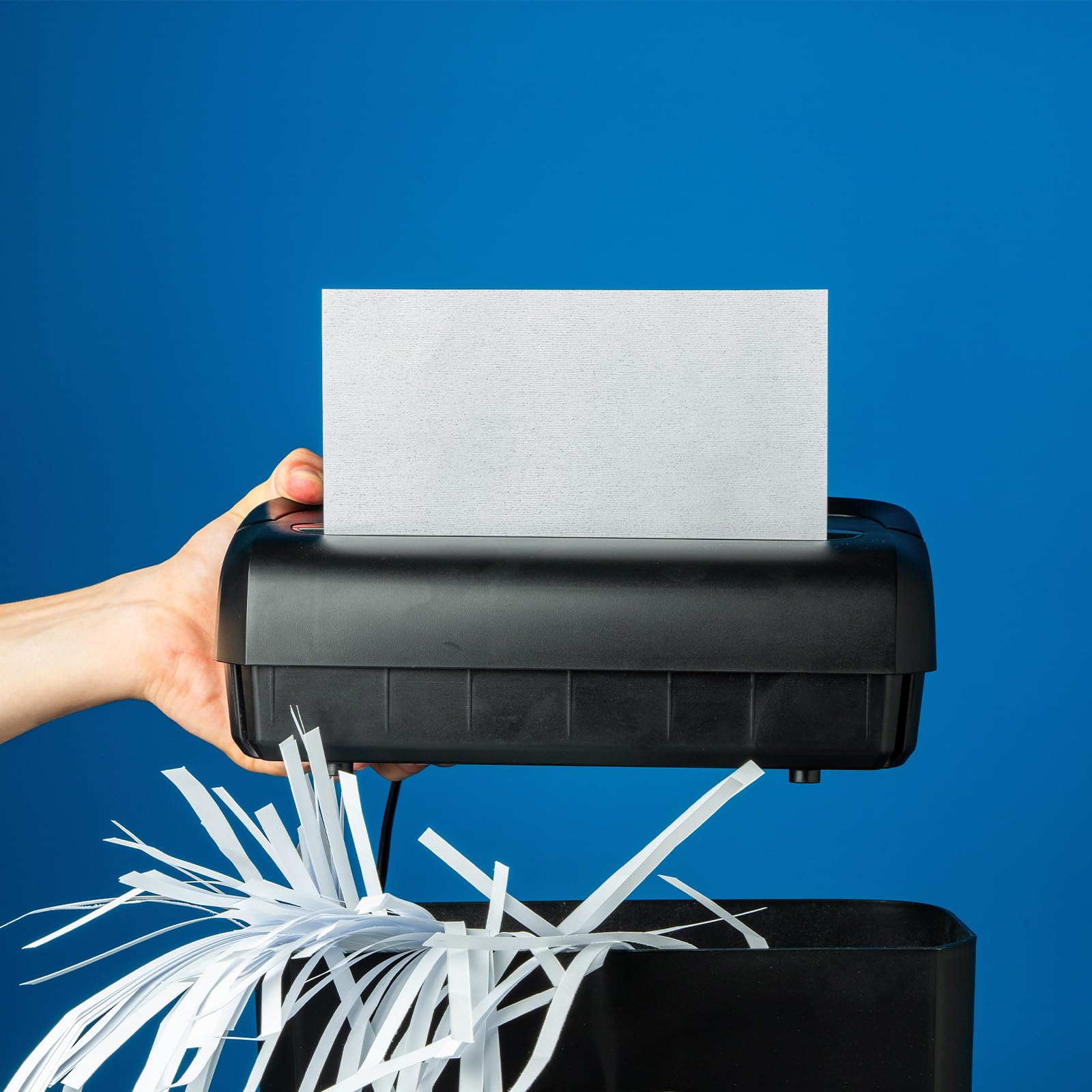 100 Stück Aktenvernichter Schmiermittel Blätter Papier Aktenvernichter Öl Schmiermittel für Kreuzschnitt und Mikroschnitt, 15,2 x 21,6 x 0,031 cm