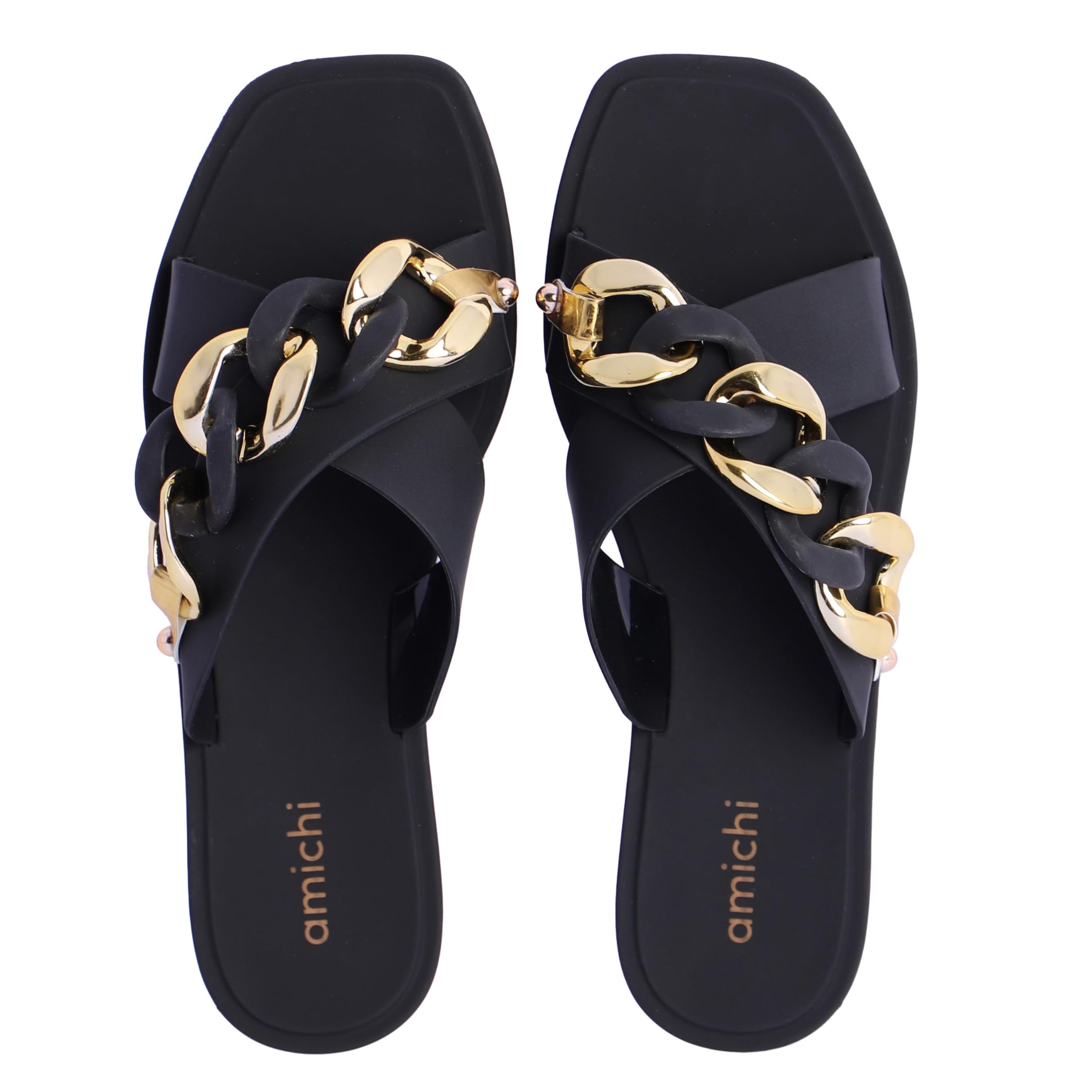 AMICHI Kobiety Chanclas Mujer – Chanclas Para Playa Y Piscina - Sandalias Flip Flop De Goma Con Suela Antideslizante Y Diseño LigeroJaponki damskie - klapki plażowe i basenowe - sandały z klapką