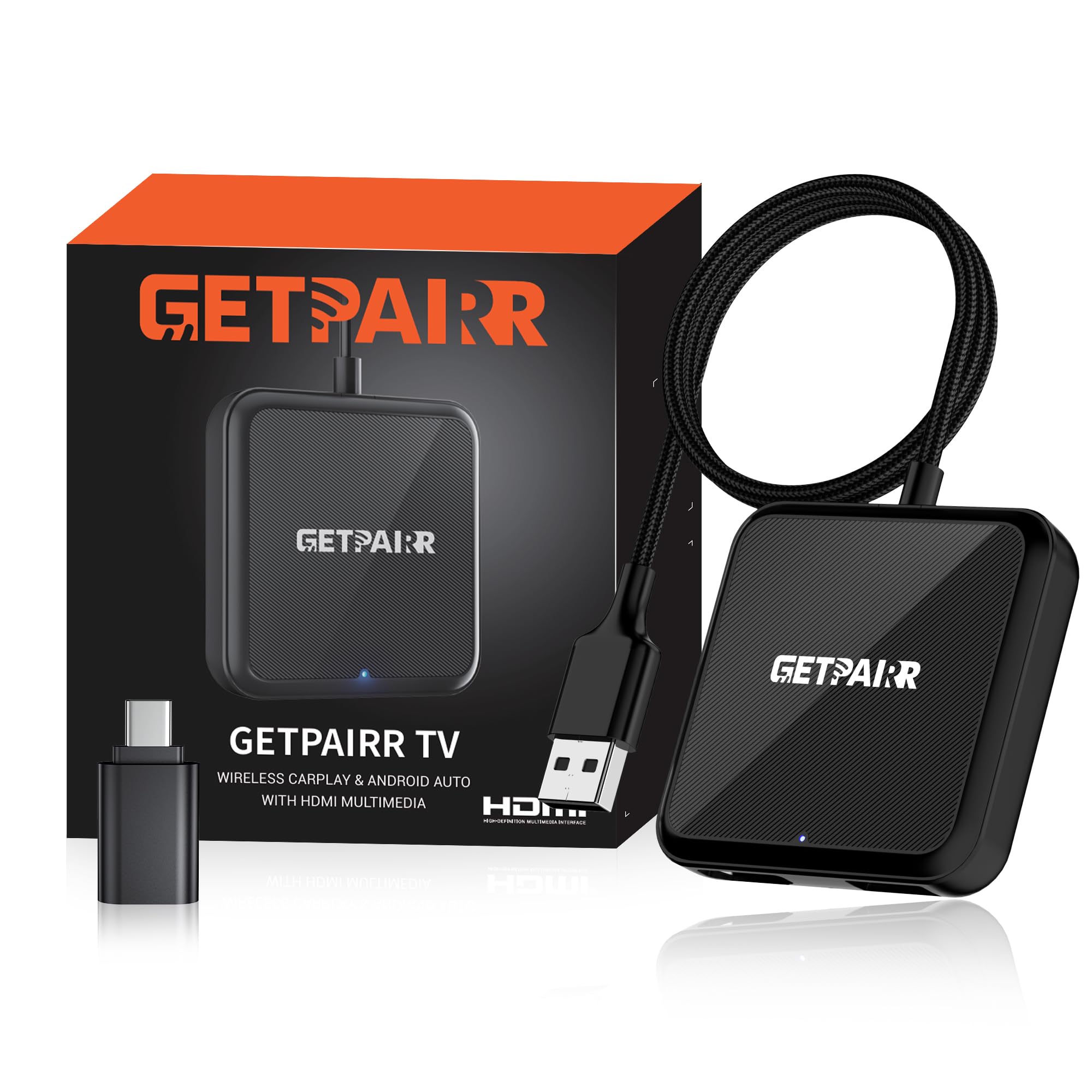 【GetPairr TV】Car TV Mate Pro Max Amazon.co.jp: Car TV Mate Pro Max 【HDMI入力・ワイヤレス