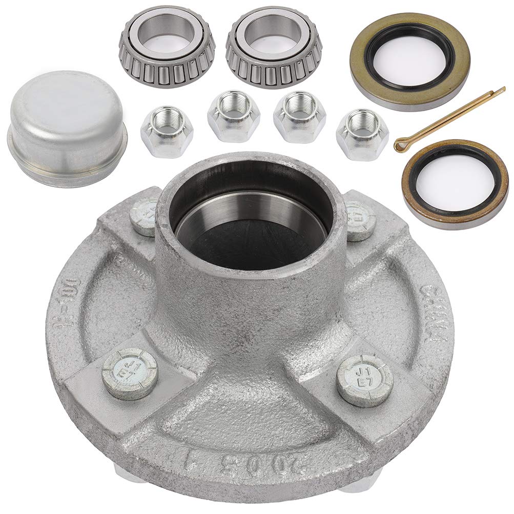 Boat Trailer Wheel Bearing Kit - 1-1/16 Inch, Includes Bearings, Races, Seal & Cotter Pin