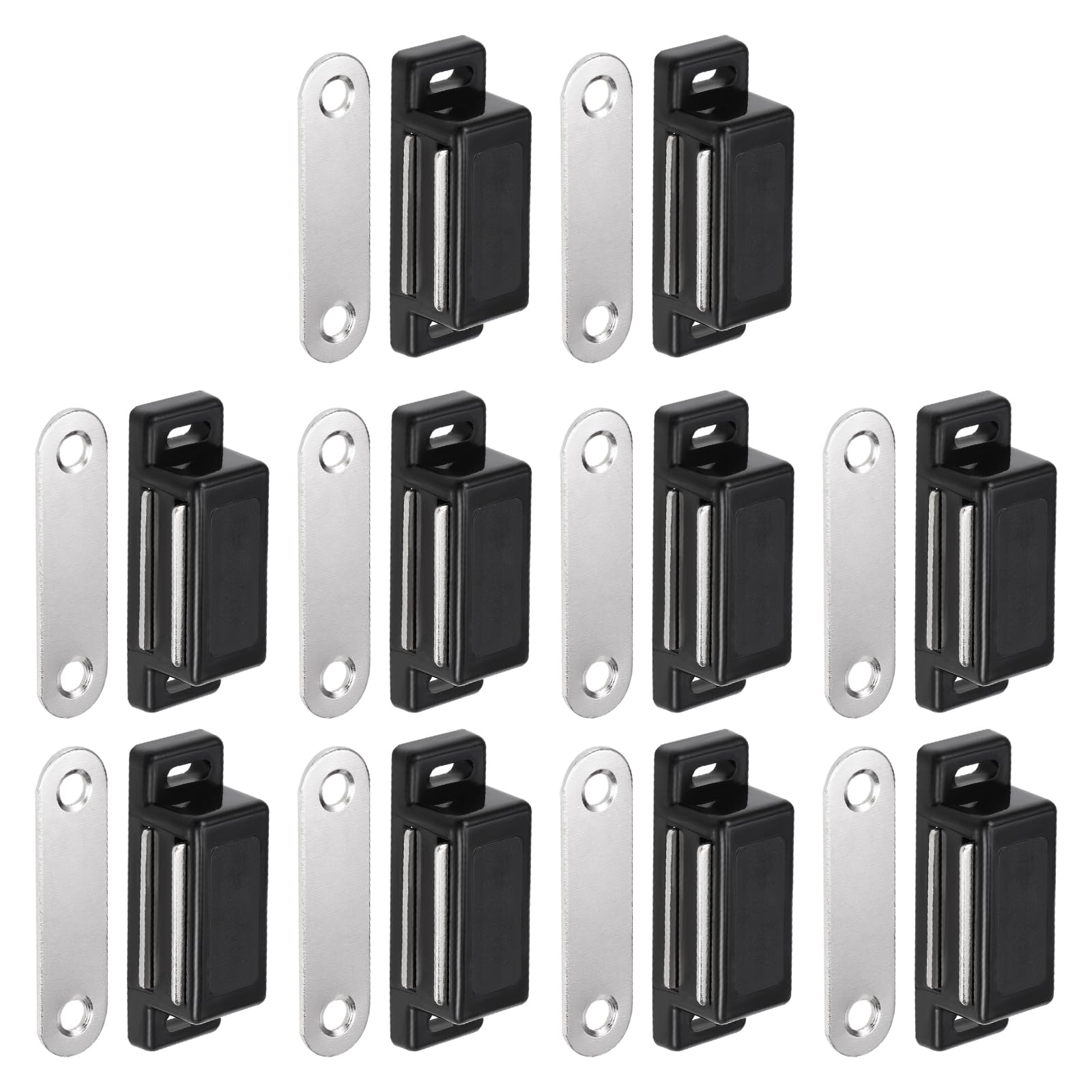 DTGN 45x17mm(LxW) Magnetic Touch Latch, 10 Pack, Good for Kitchen Cupboard Drawer Furniture