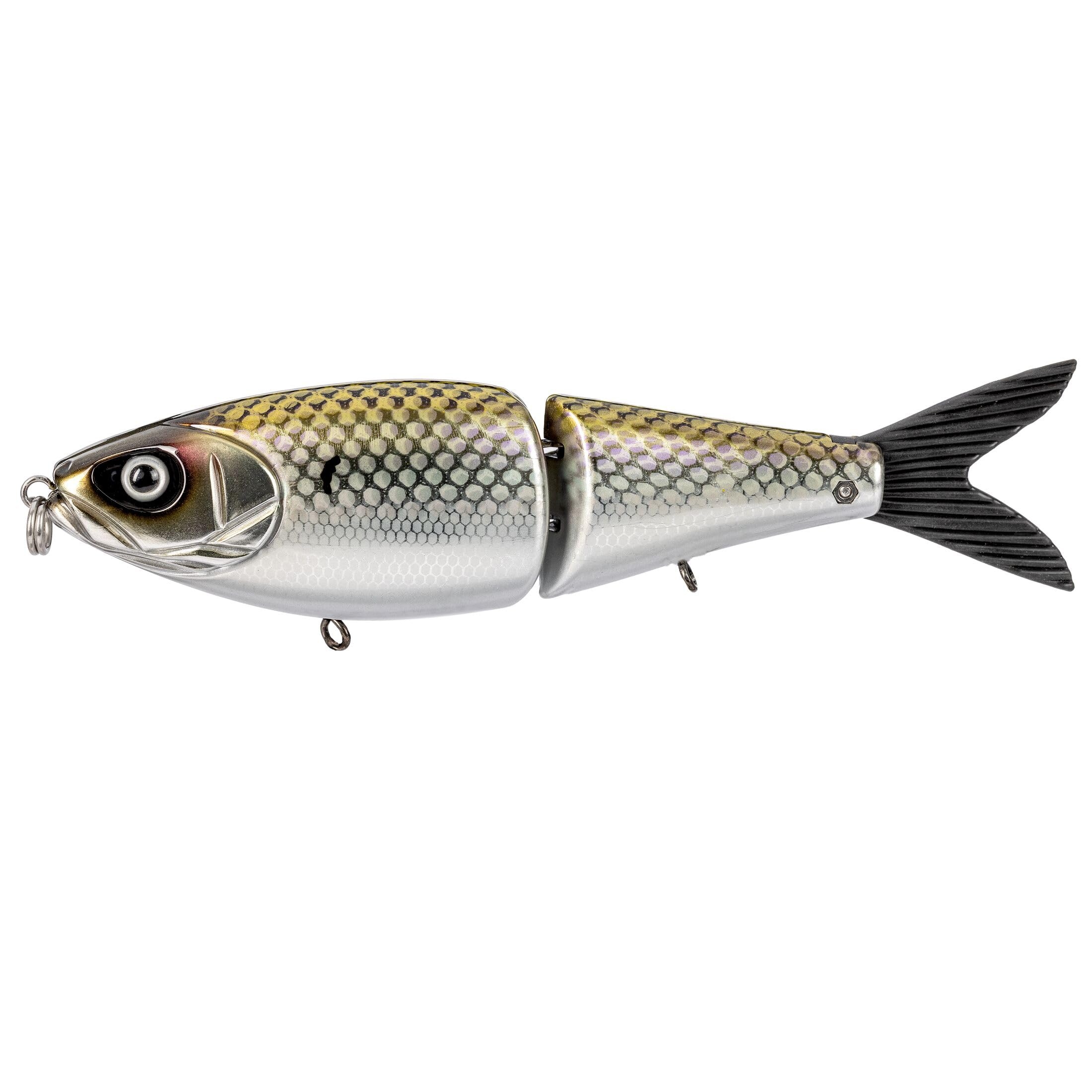 Strike King Hog Father Jr Angelköder, Jointed Swimbait, Chrom-Hering, 17,8 cm, 6,4 g, HCHGFTRJR-862