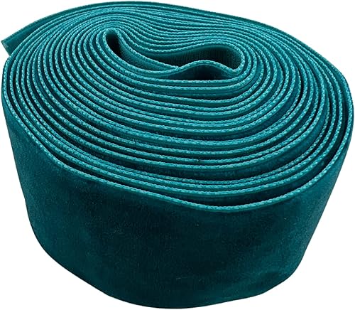 Miniatura 4 de PEPPERLONELY Cinta de terciopelo de una sola cara de 1.496 in (1.5 pulgadas), verde azulado