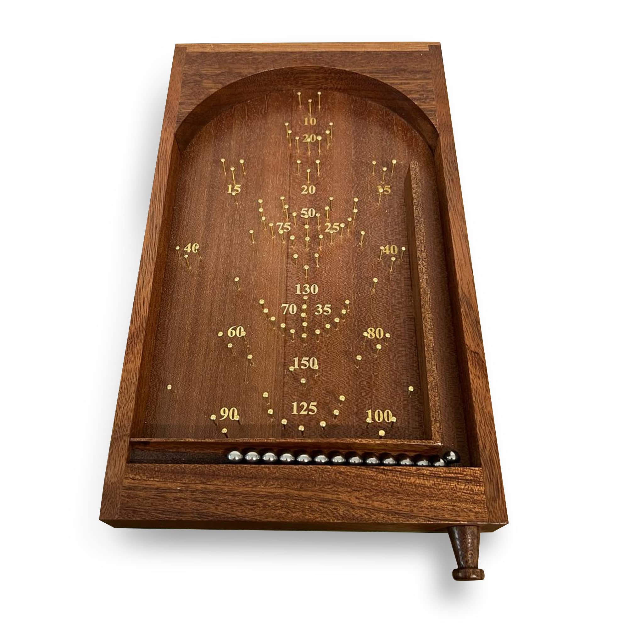 Vintage style tabletop wooden pinball game | Bagatelle | 34cm x 20cm ...