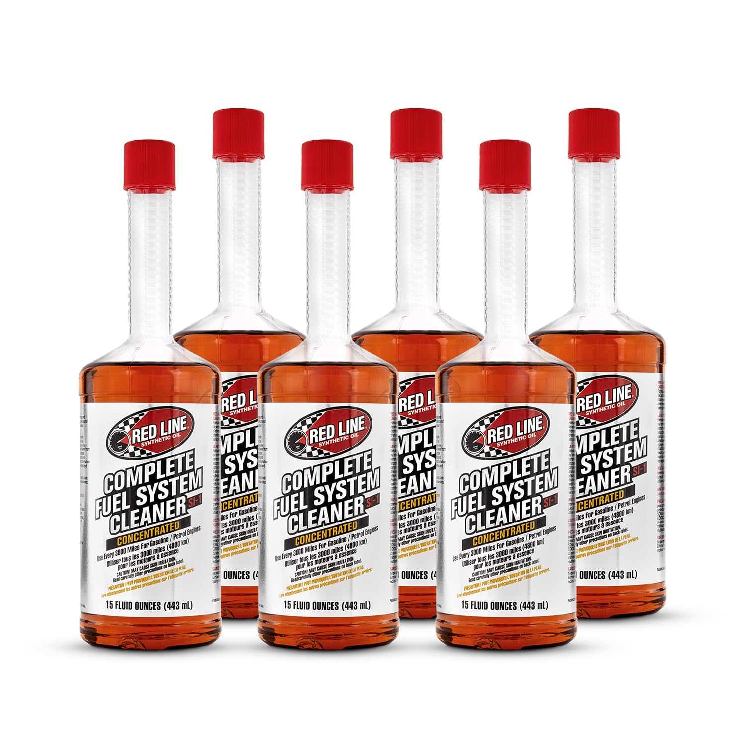 Red Line Oil 60103 SI-1 Fuel System Cleaner Pack of 6 Bottles