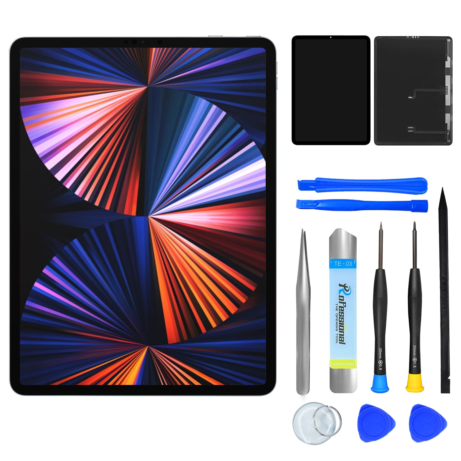 NB+ Screen Replacement For iPad 9th 10.2" (A2602 A2603 A2604 A2605) Generation Touch Screen Digitizer 2021 Pre-Installed Adhesive (Not LCD display) — view 38