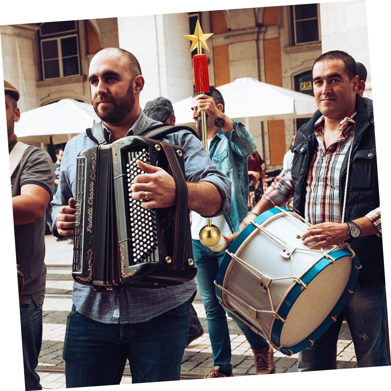 Ciieeo Bacchetta Design Staccabile e Facile da Riporre Direttore D'orchestra in Acciaio Inossidabile per Spettacoli e Parate Musicali