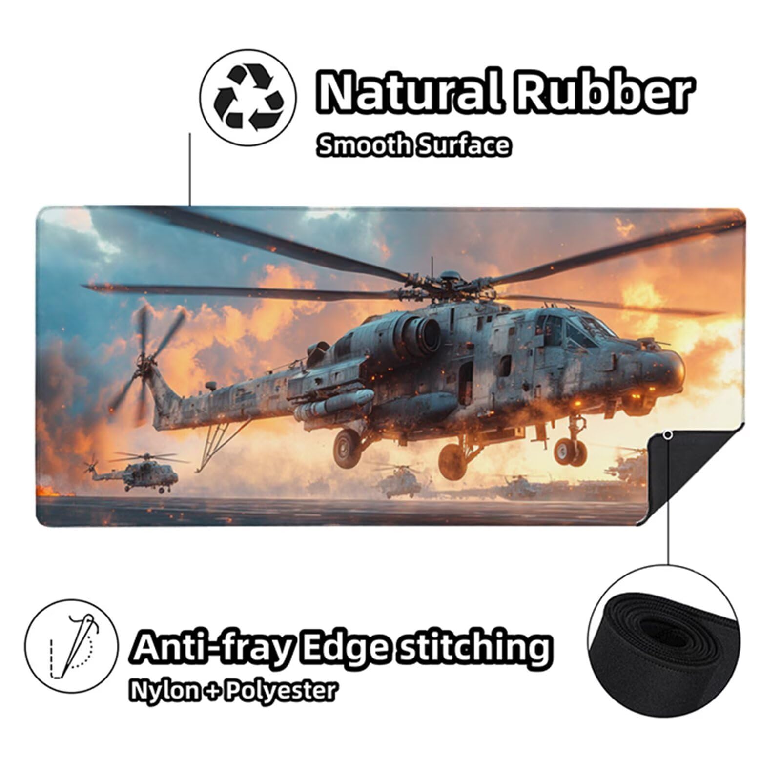 Tappetino Mouse Gaming Grigio Tappetino Mouse XXL 1600x800x3mm, Mousepad Aereo Sottomano Scrivania Grande con Bordi Cuciti per Pad PC Accessori Gaming, Ufficio Accessori Scrivania, Regalo 7-4221