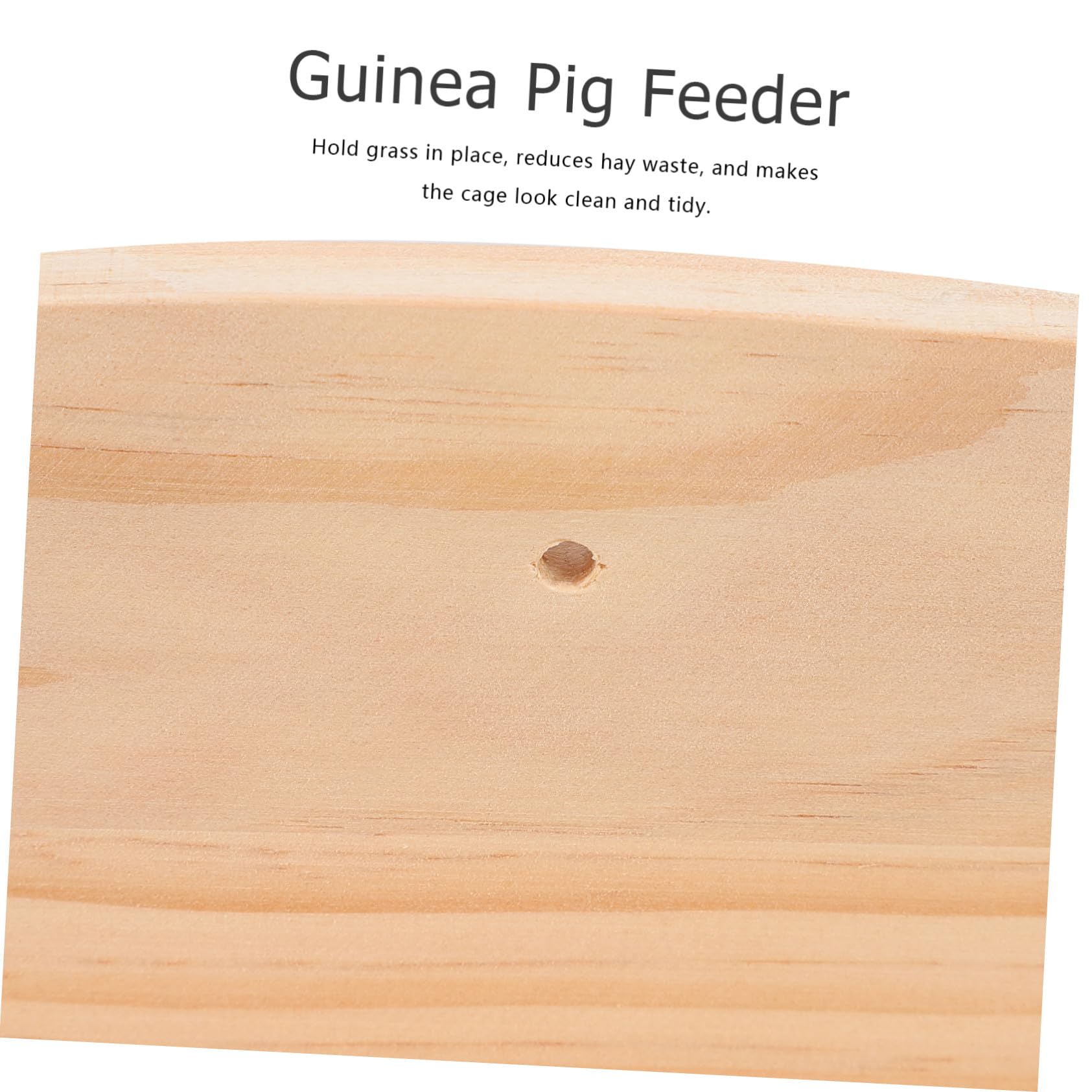 Holz Futterkrippe Futtertrog für Kaninchen Meerschweinchen Grasständer als Futterspender und Napf für Kleintiere Draußen